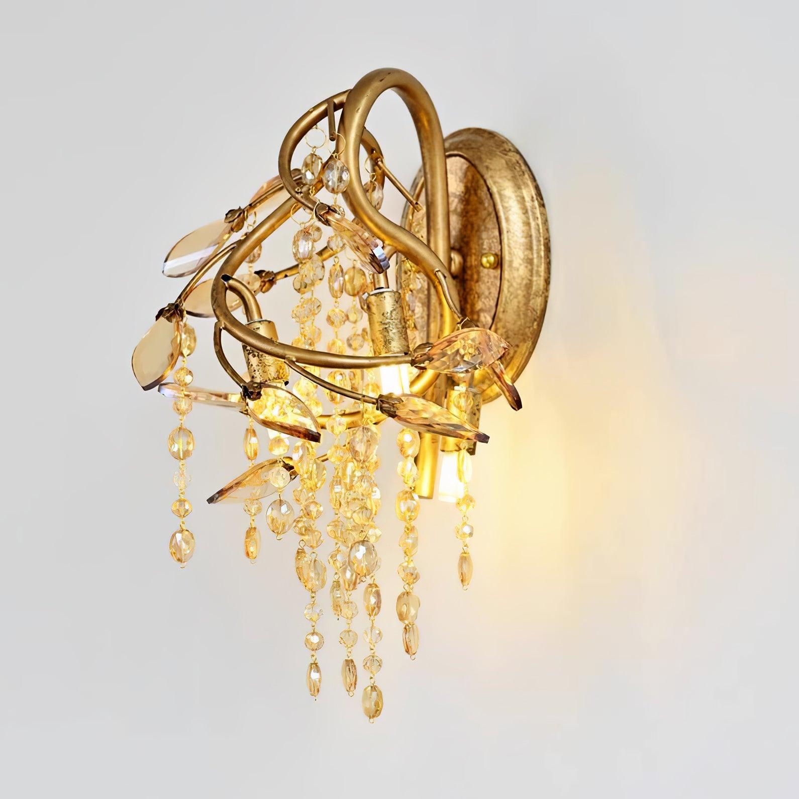 秋のトワイライトウォールランプ