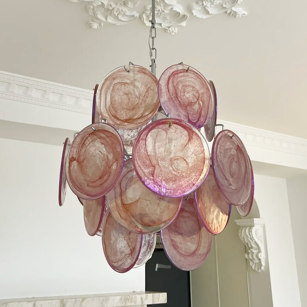 Loire Valley Glass Chandelier