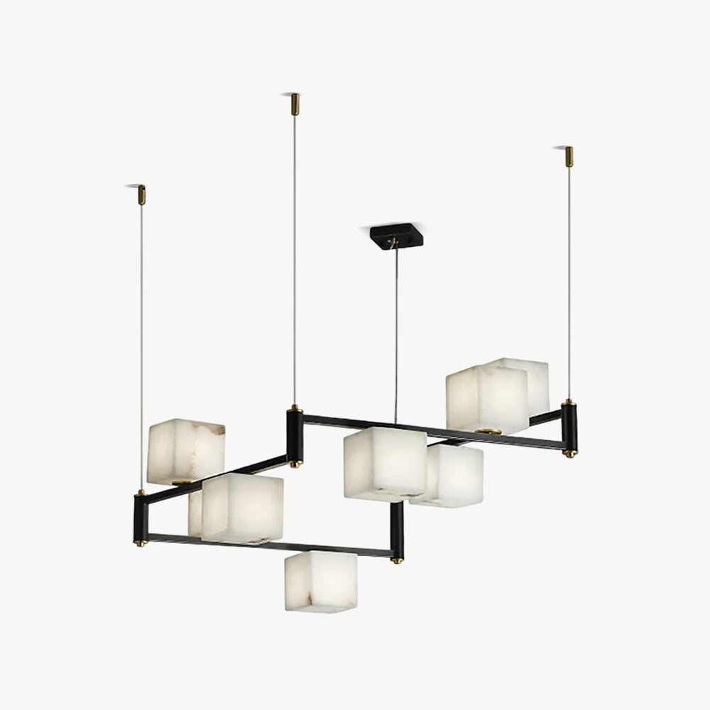 アラバスターボックス幾何学シャンデリア