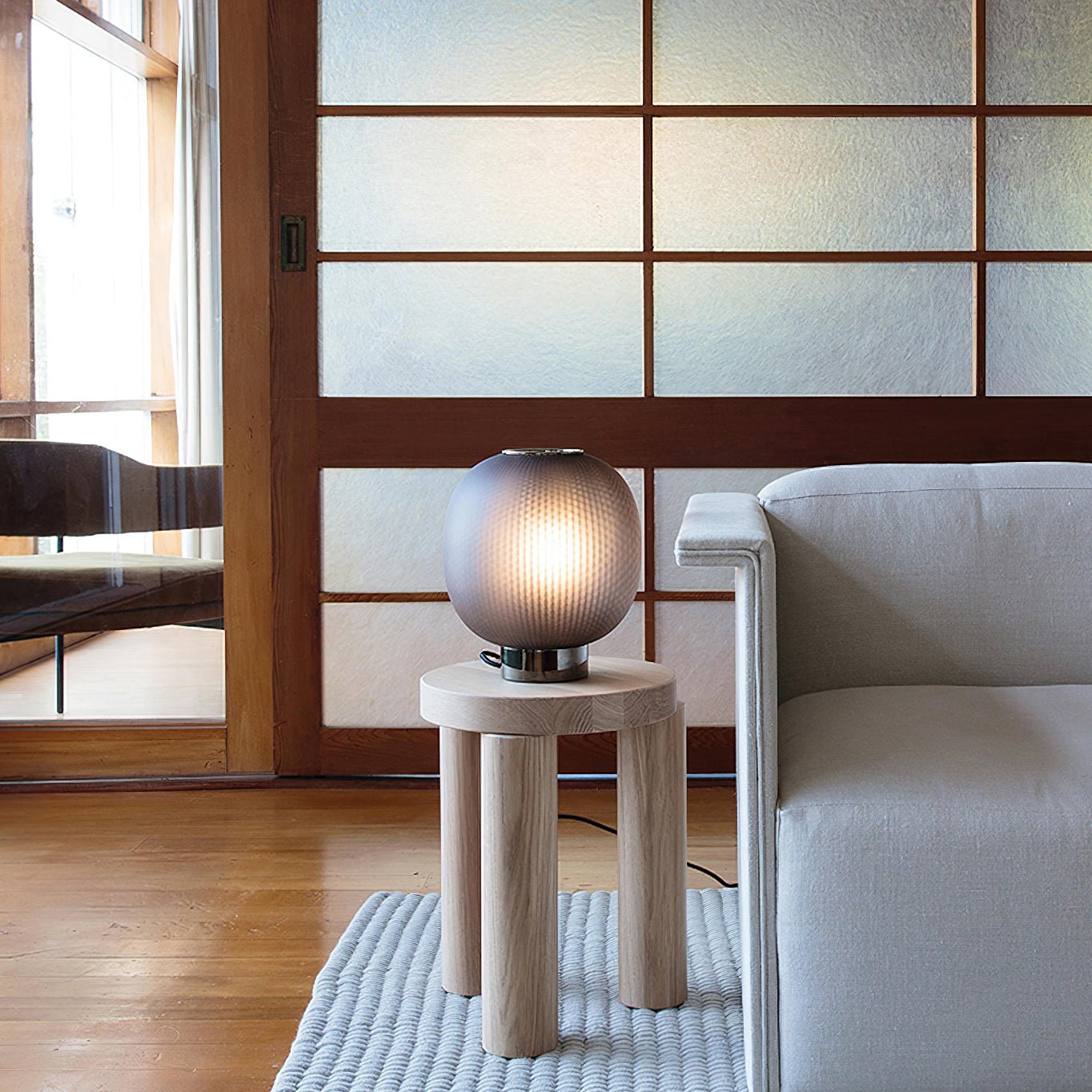 ブルームガラステーブルランプ