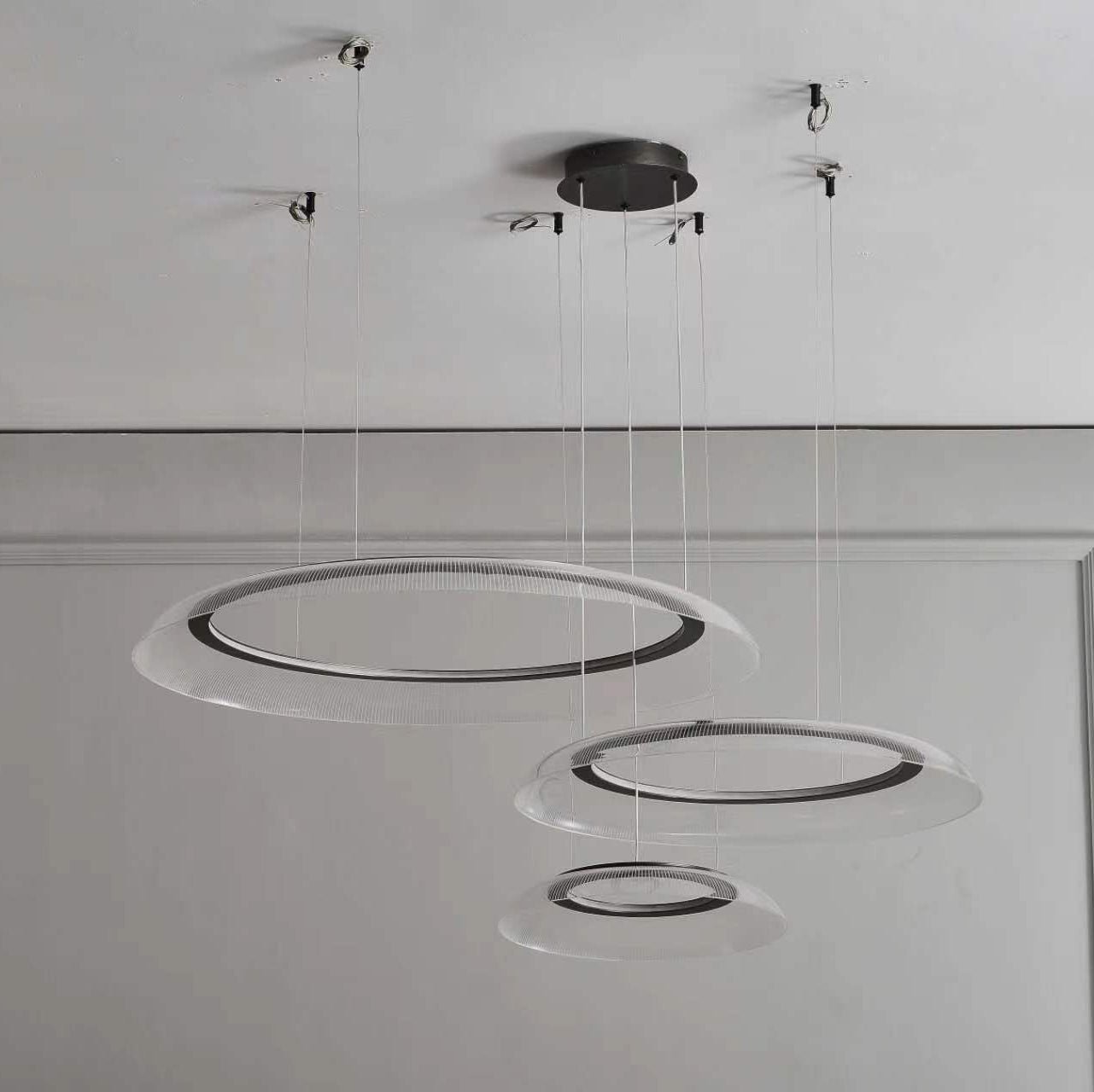 グラデーションサークルシャンデリア