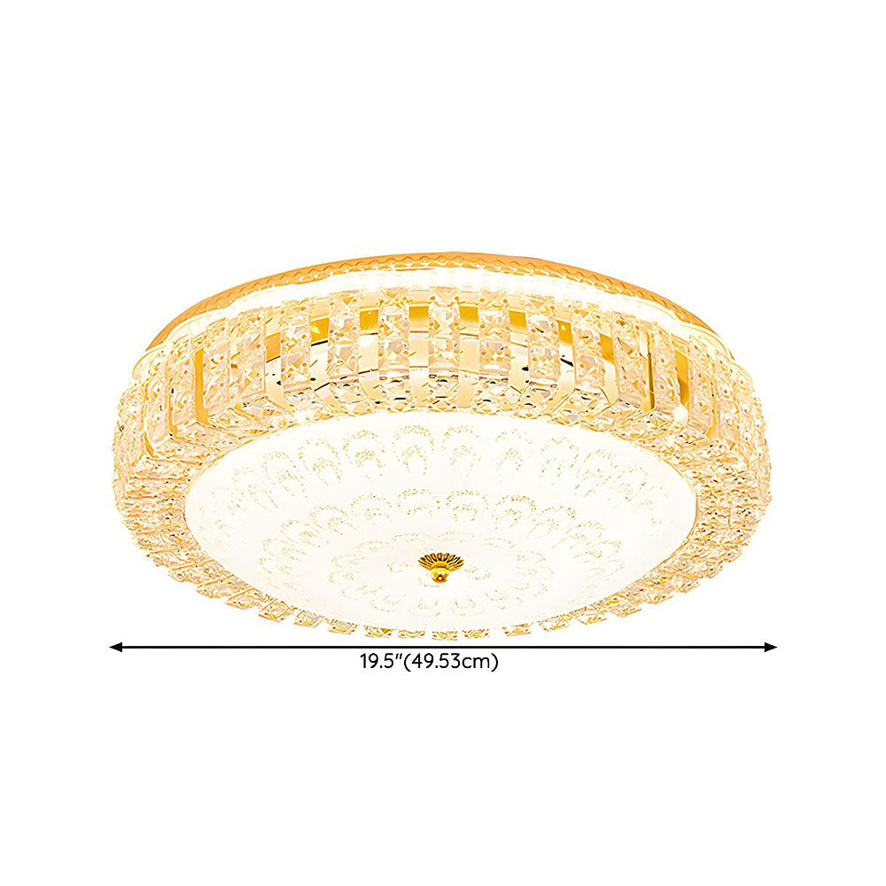 寝室用モダンな丸型クリスタルシーリングライト