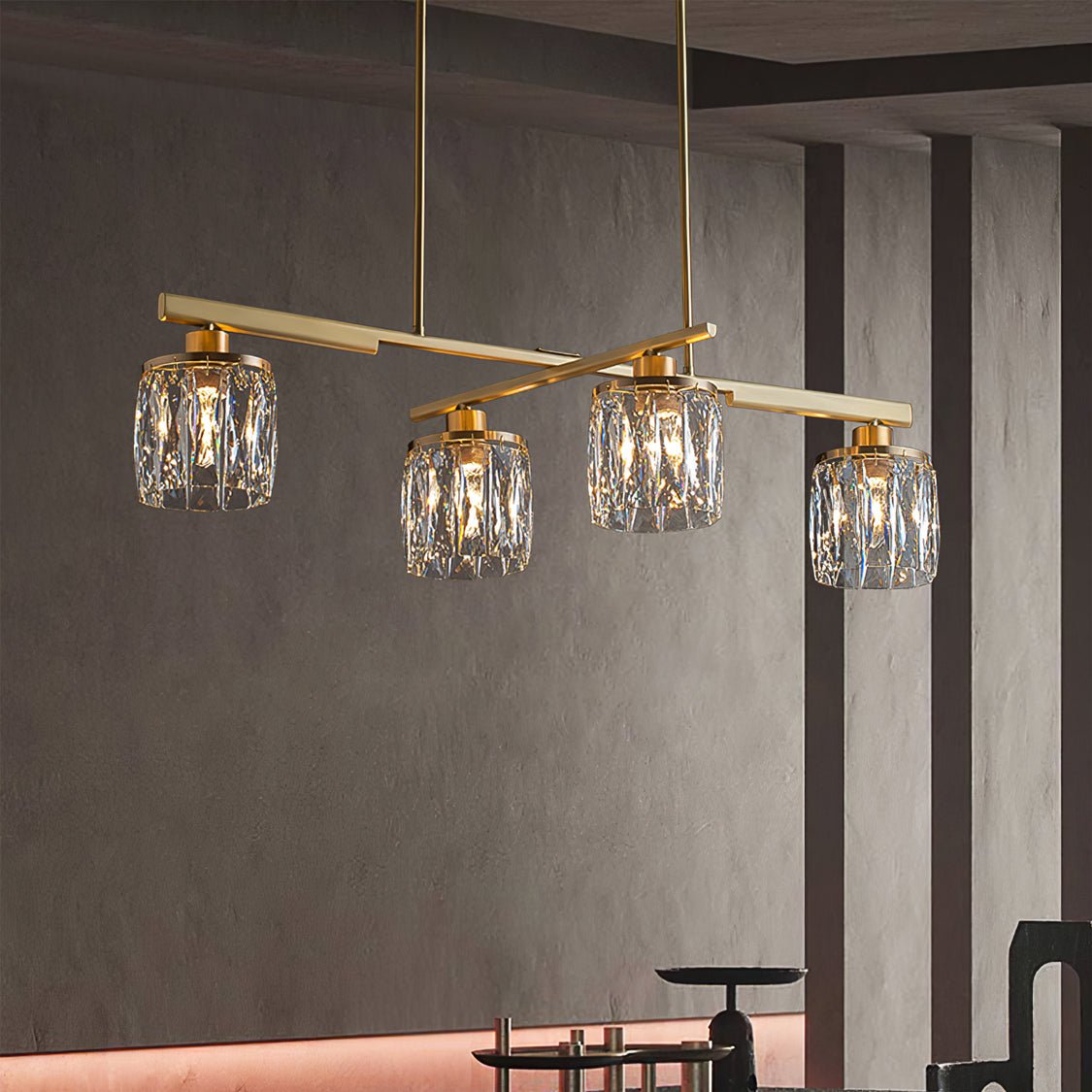 ダイヤモンドクリスタルシャンデリア