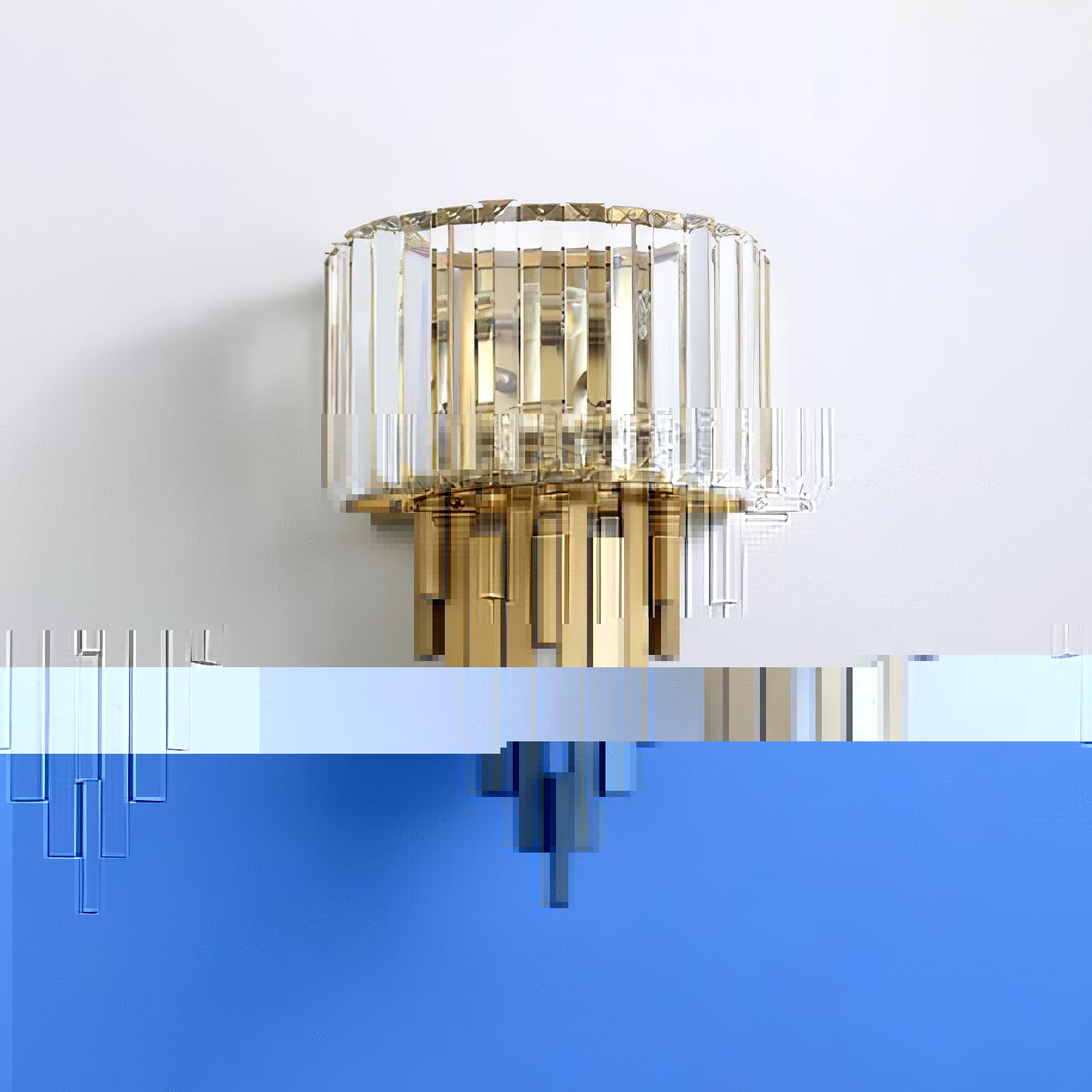 キューブクリスタルウォールランプ