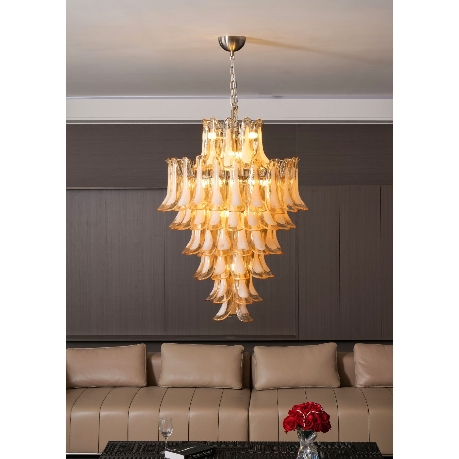 Mazzega Petals Chandelier