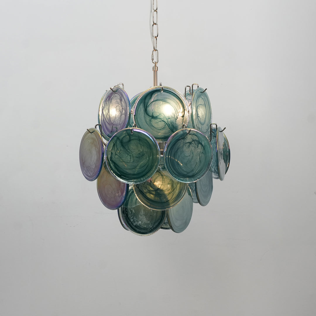 Loire Valley Glass Chandelier