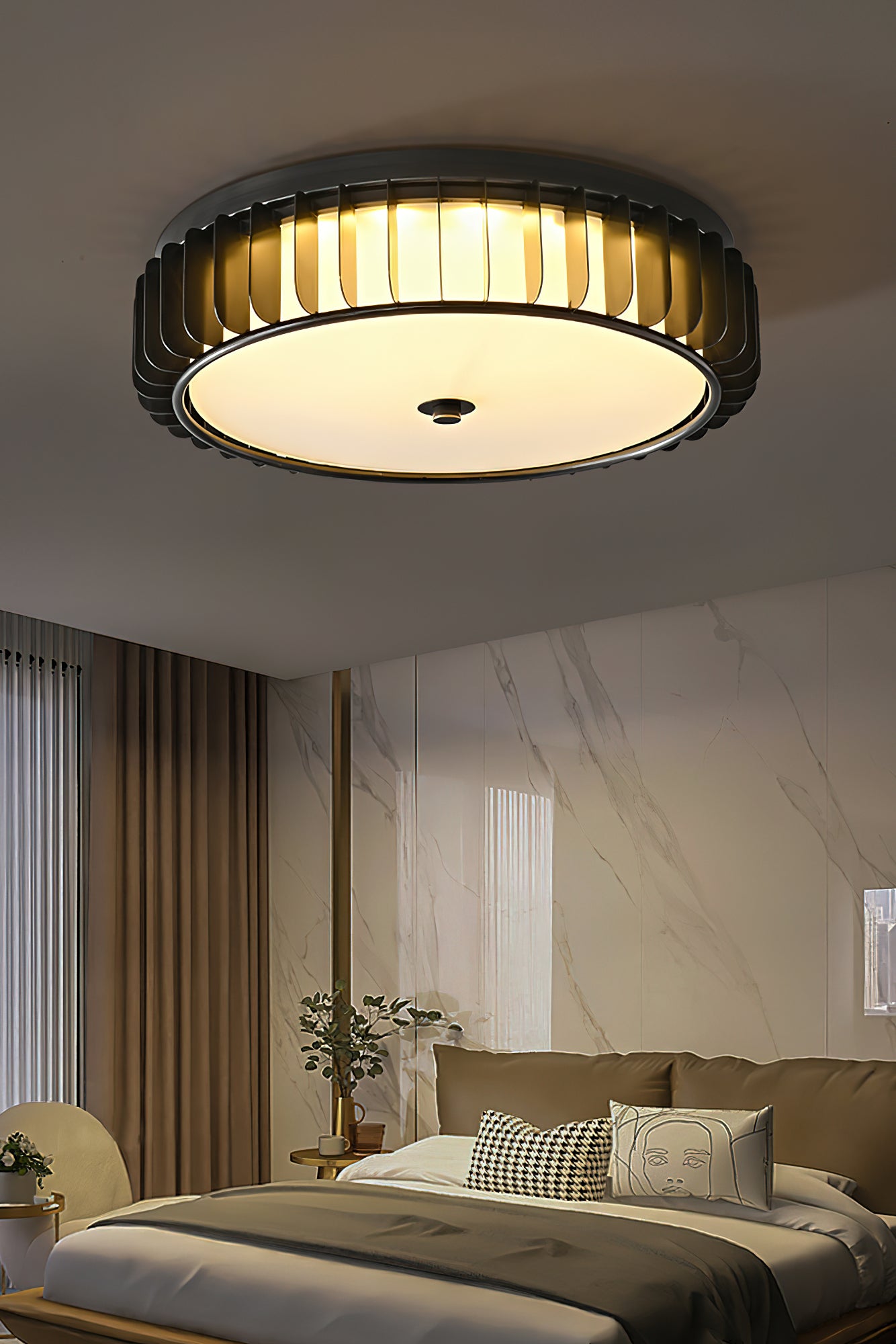 百花天井ランプ