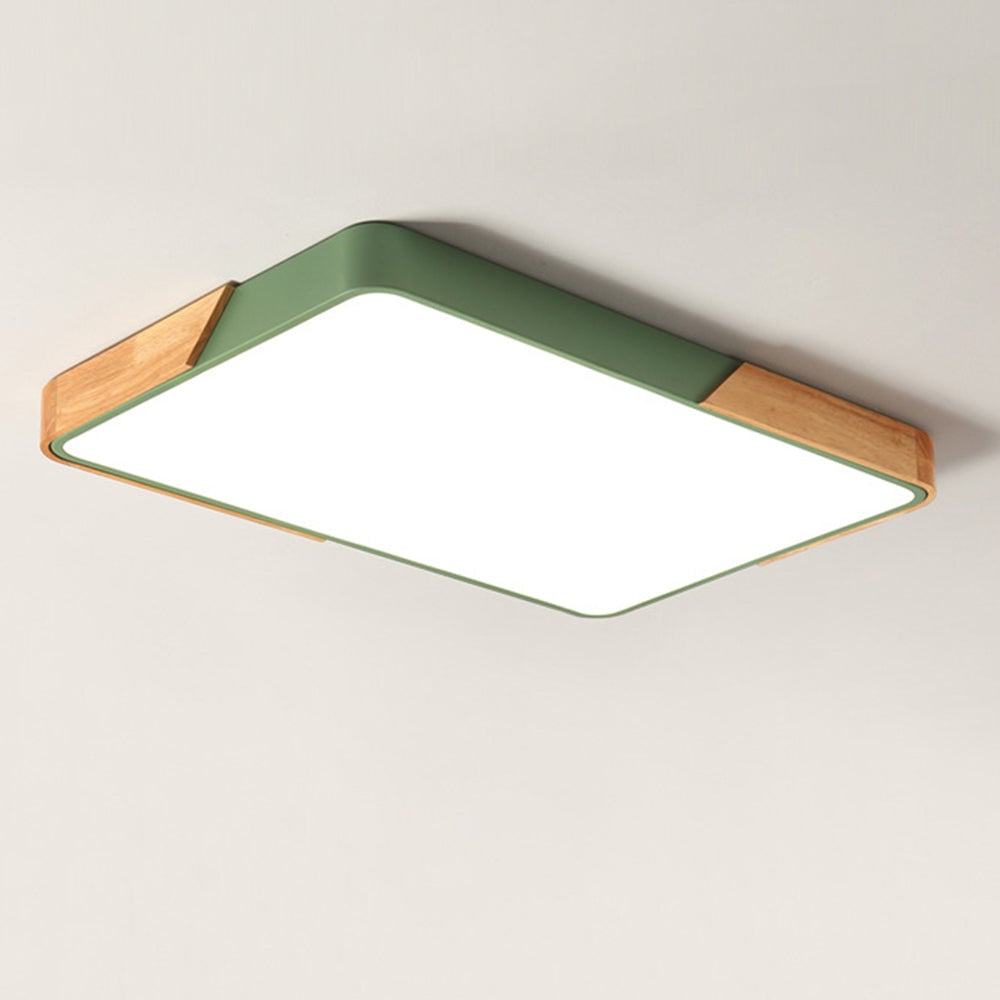 北欧モダン長方形LEDリビングルームシーリングライト