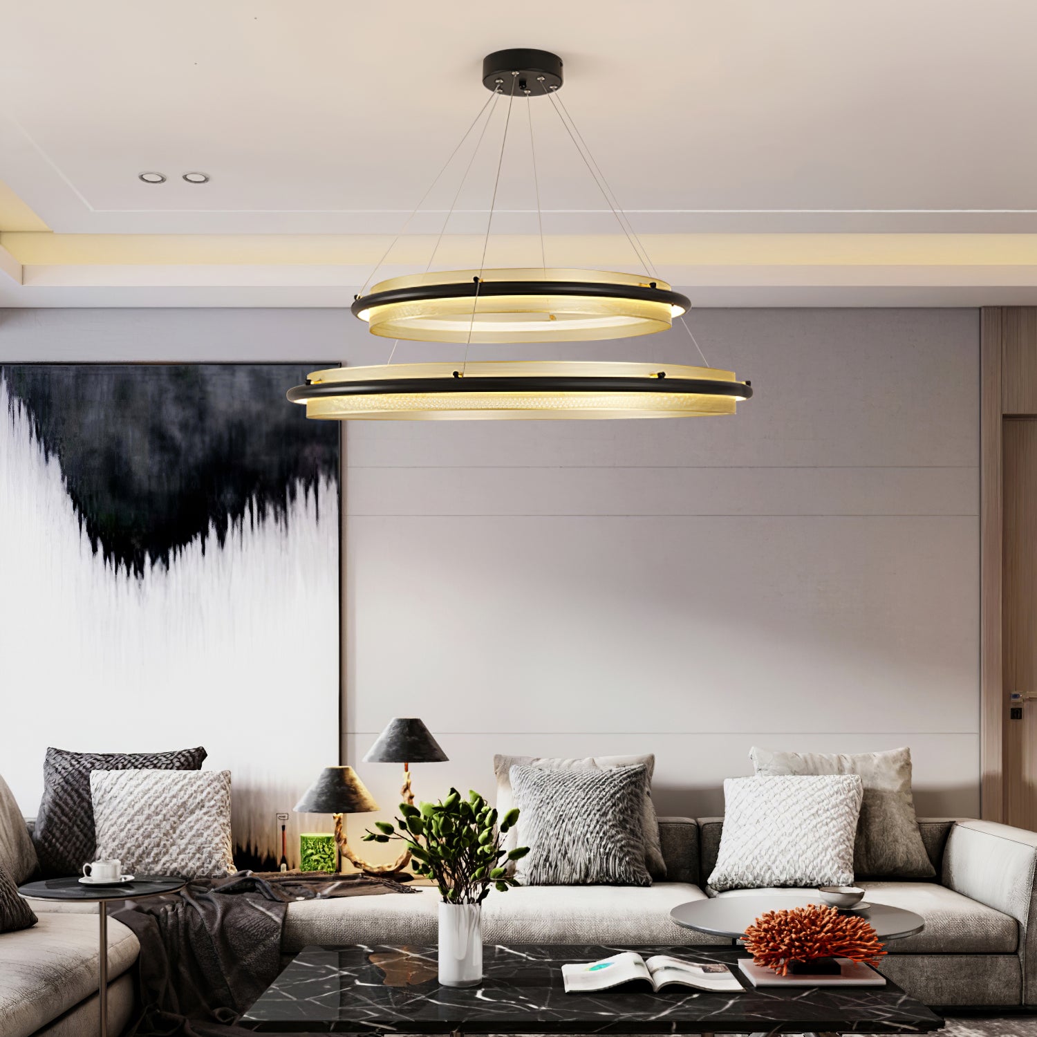 アクリルLEDシャンデリア