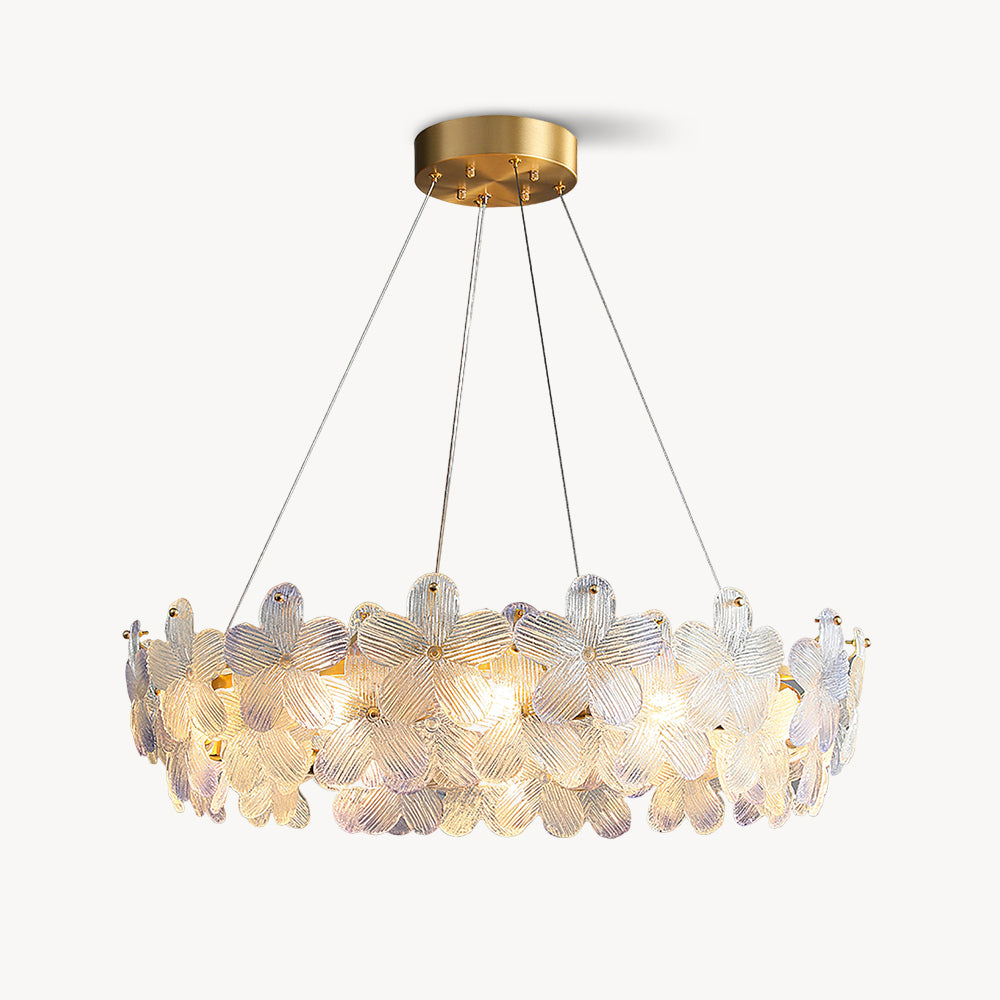 Charlotte Glass Flower Chandelier