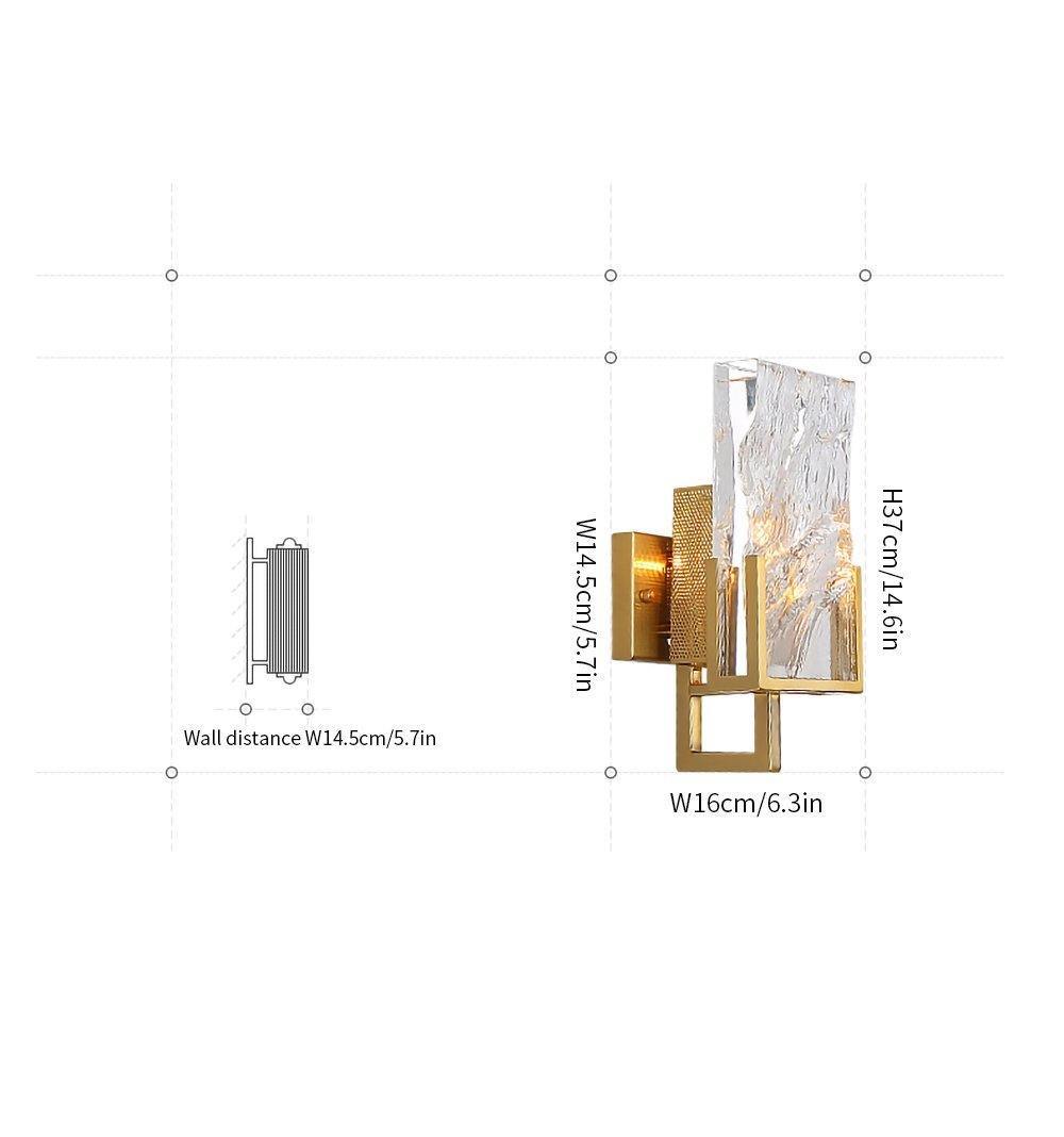 Ice Crystal Wall Lamp