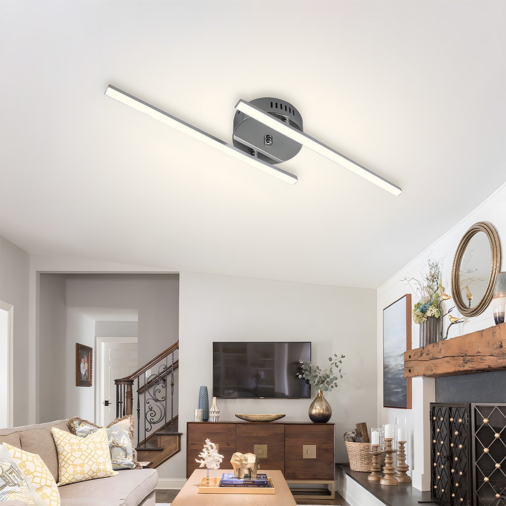 創造性のあるデザインの平行線LED寝室用シーリングライト