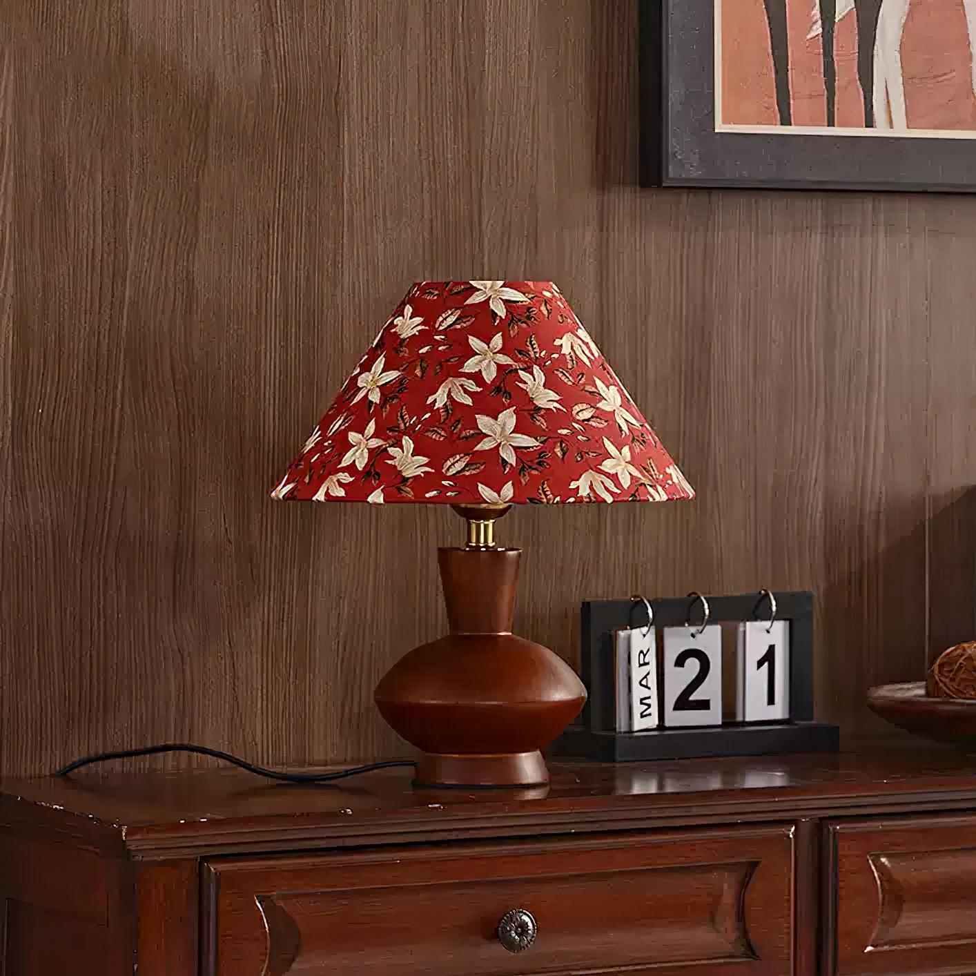 ローザ ヴィ​​ンテージ テーブルランプ