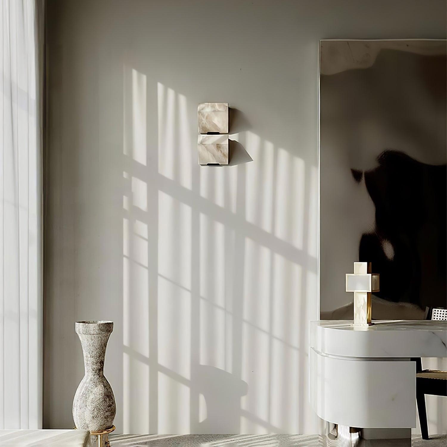 アラバスター階段ウォールランプ