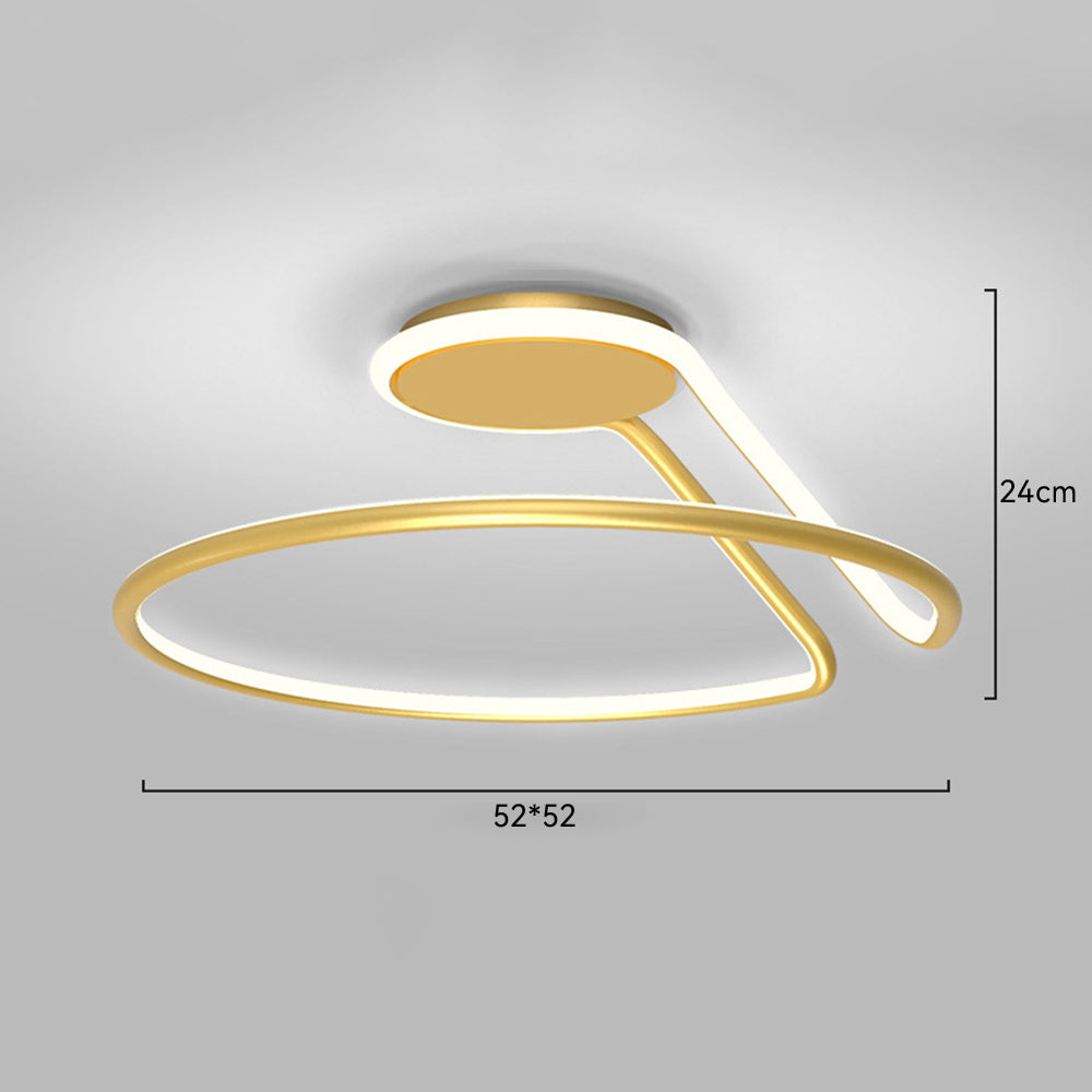 モダンなアクリル製調光LED寝室用シーリングライト