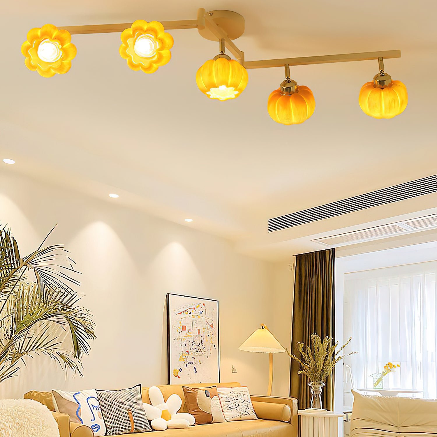 パンプキンシーリングランプ