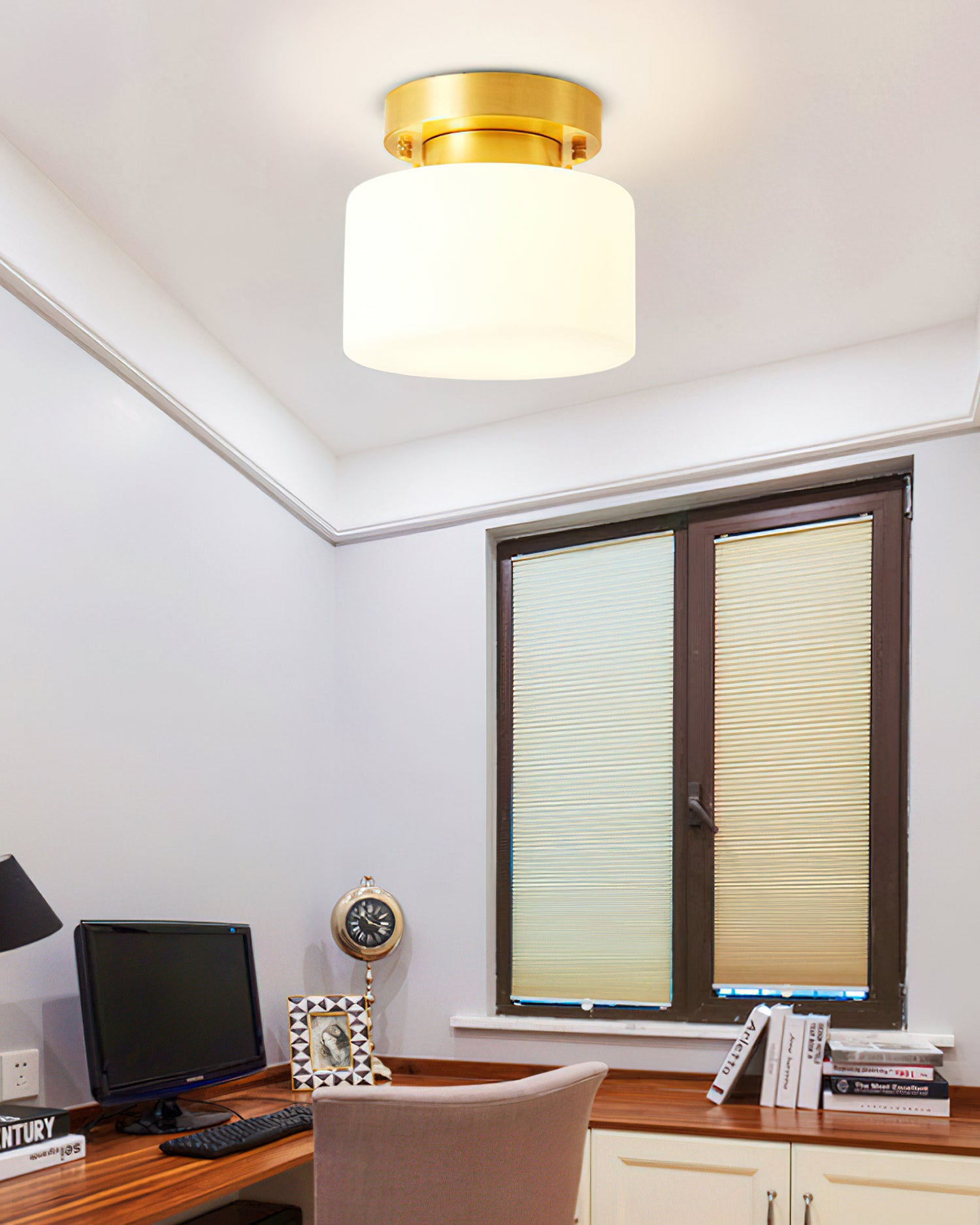 Tatum Glass Ceiling Light