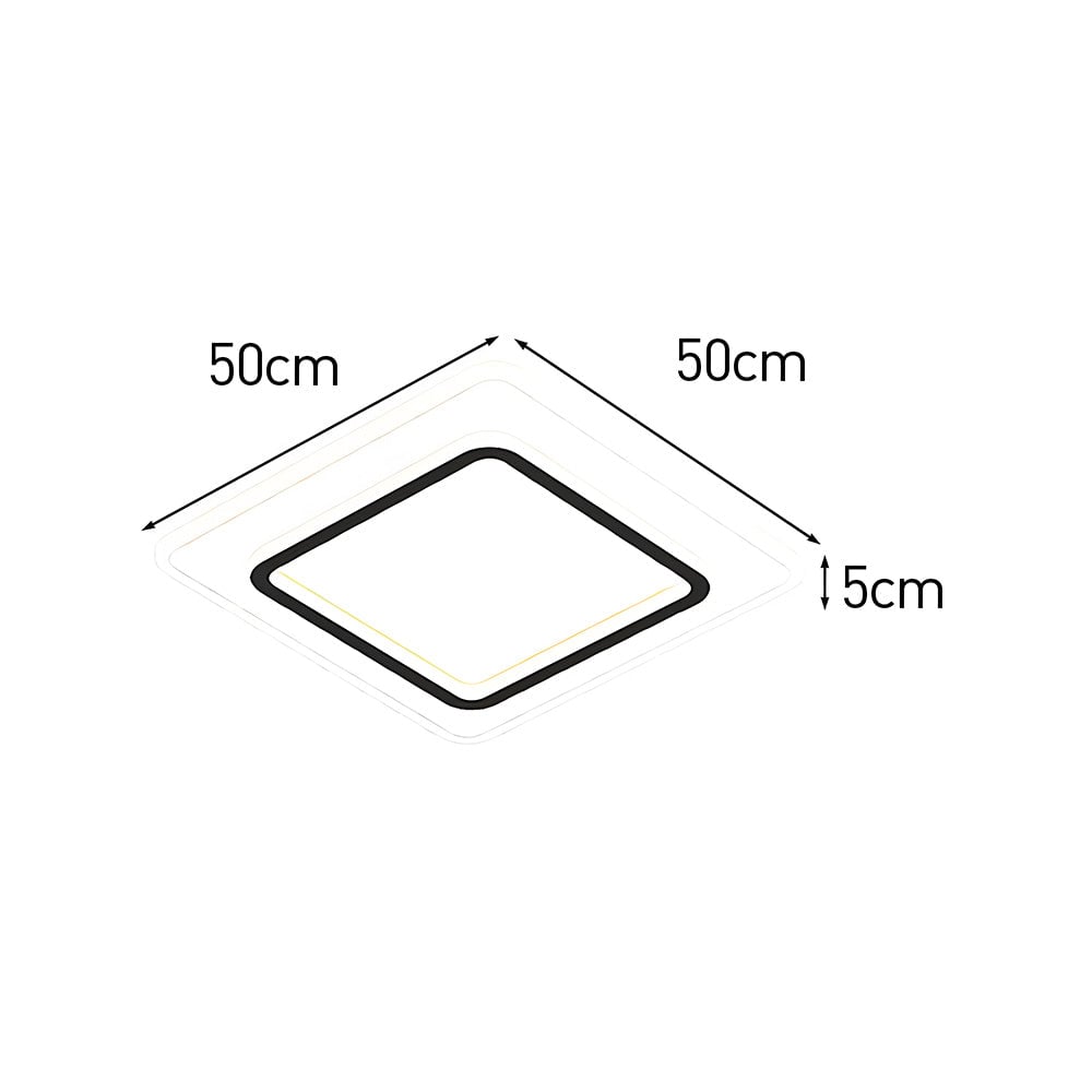 シンプルでクリエイティブなホワイトメタルLED寝室用シーリングライト