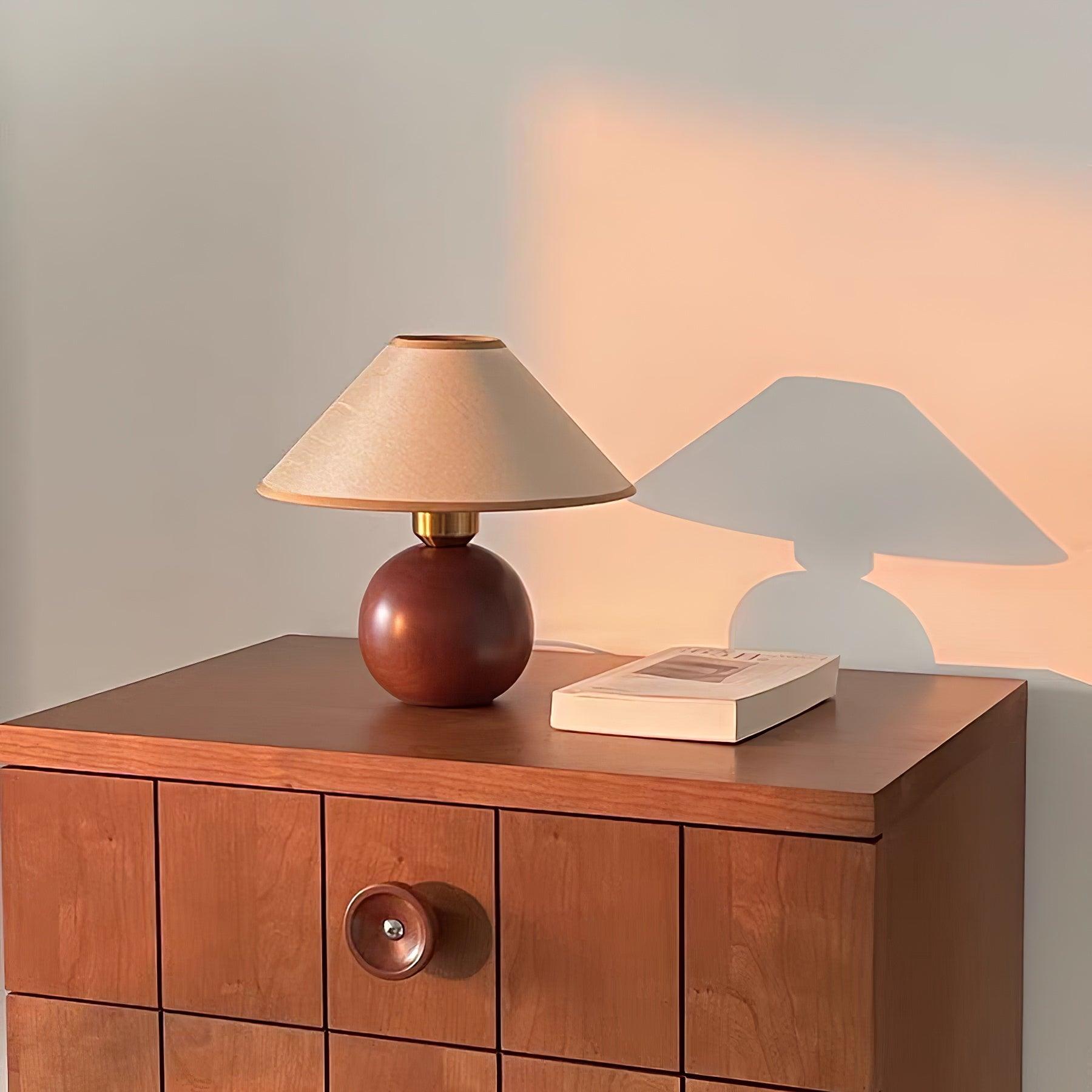 Cankut Wood Table Lamp