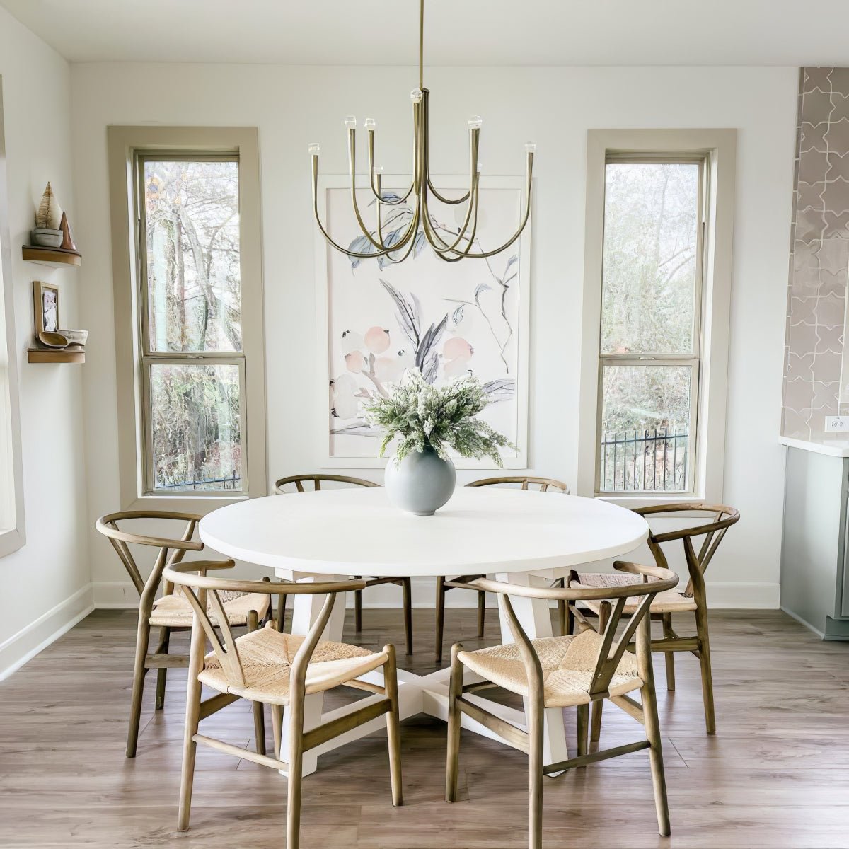 Swoop Arm Chandelier