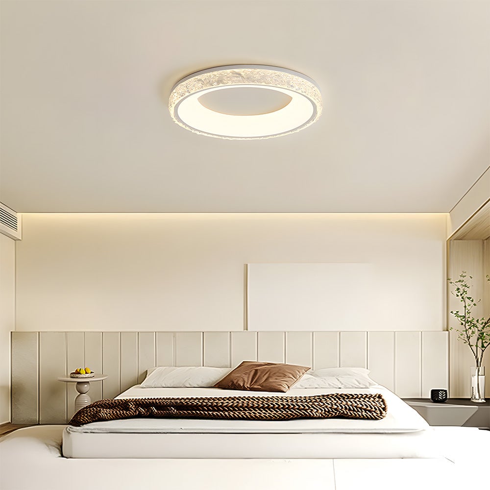 モダンな鉄製調光LEDリビングルーム天井照明