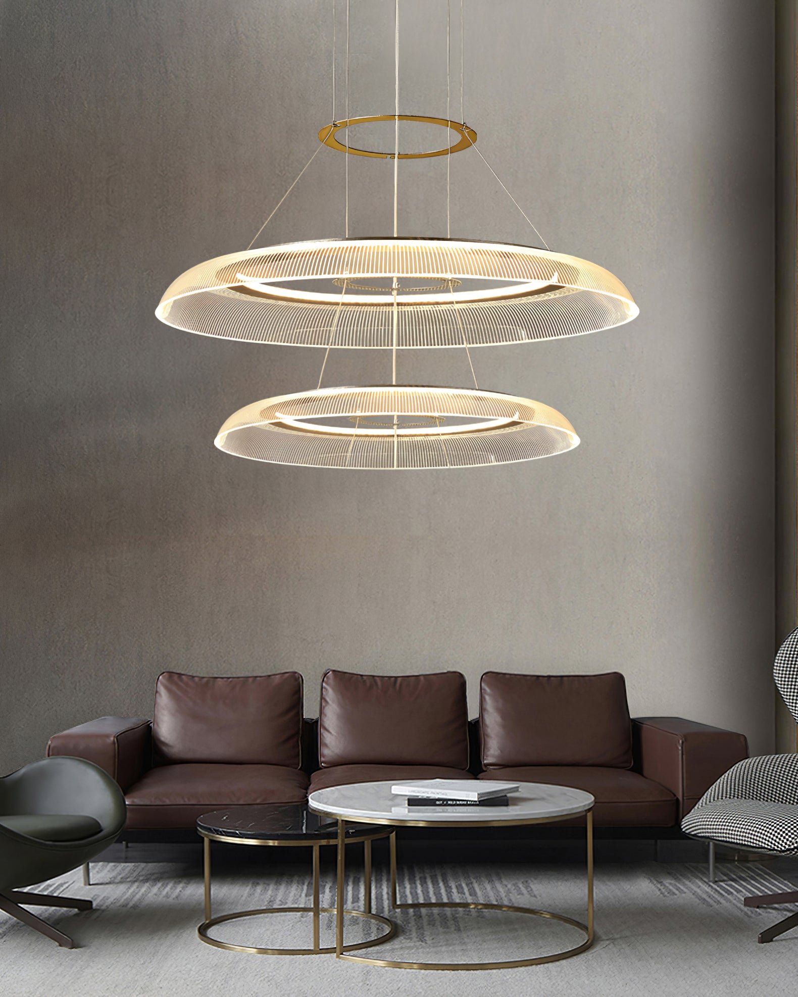 Graduated Circle Chandelier