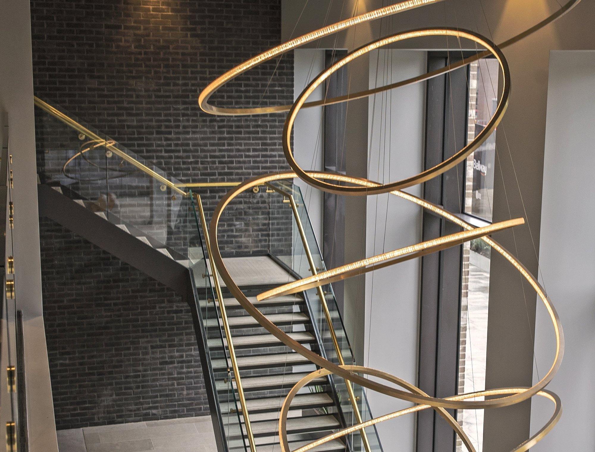 Lohja Gold Chandelier