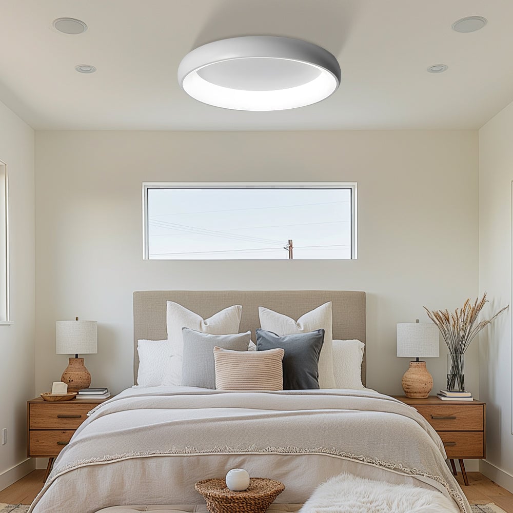 天井に近接するモダンなLEDフラッシュシーリングライト