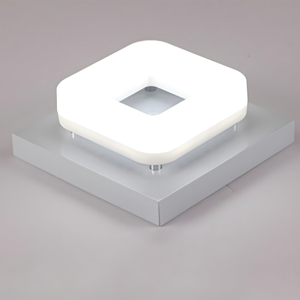 モダンなスクエアアクリルLED廊下天井ライト