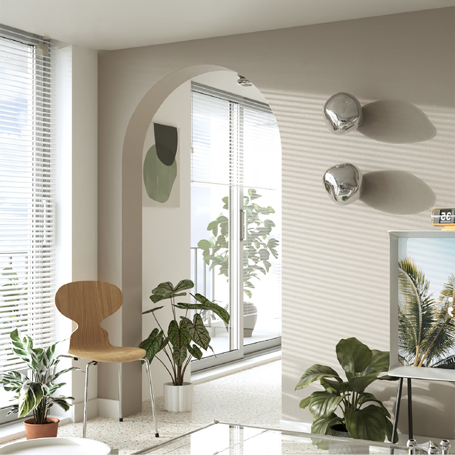 溶岩ウォールランプ