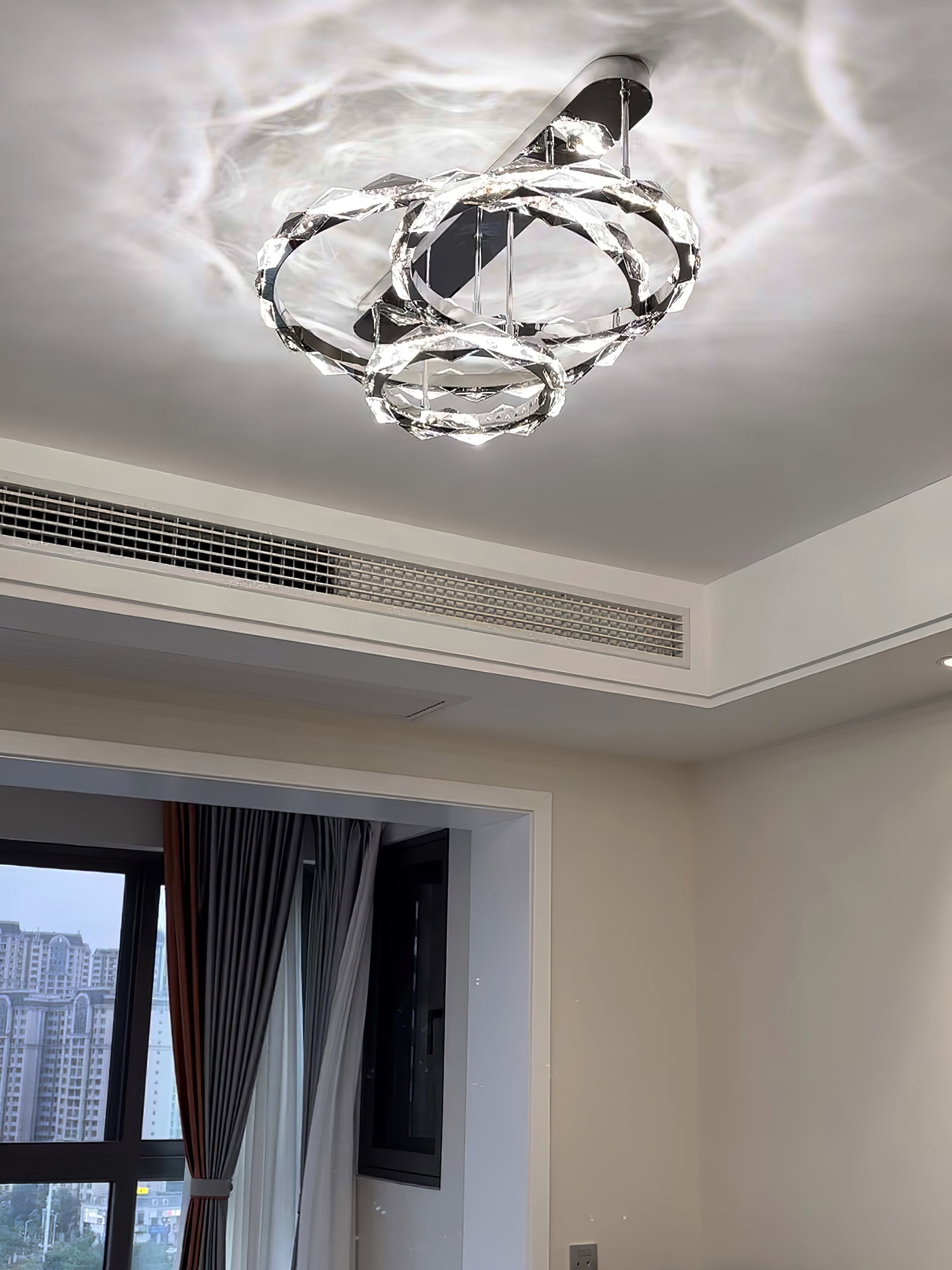 ロンバスクリスタルシーリングランプ