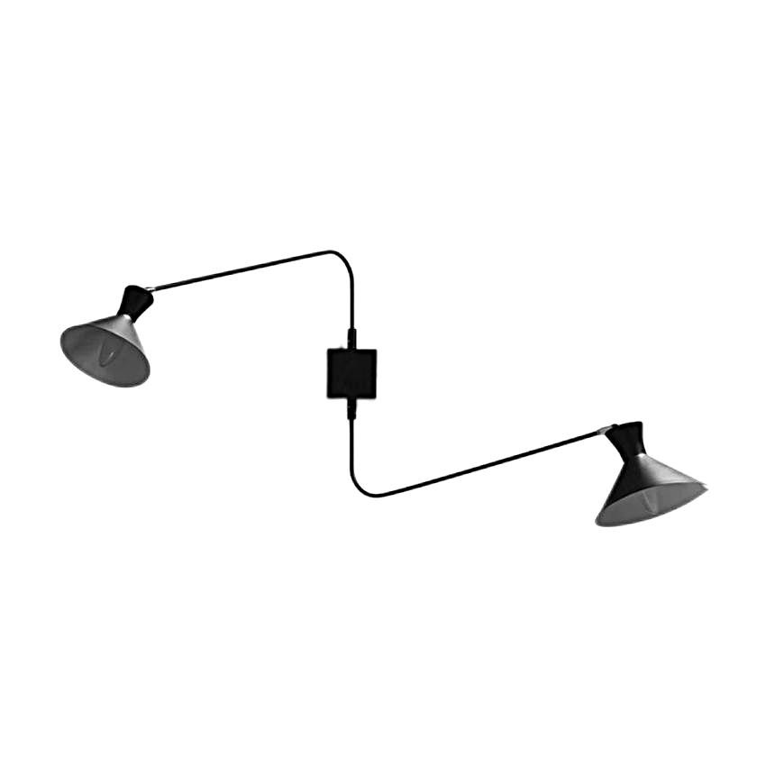 コンサイスブラックウォールランプ