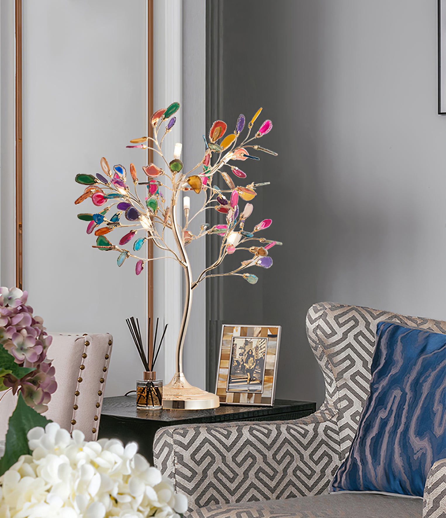 アゲートテーブルランプ