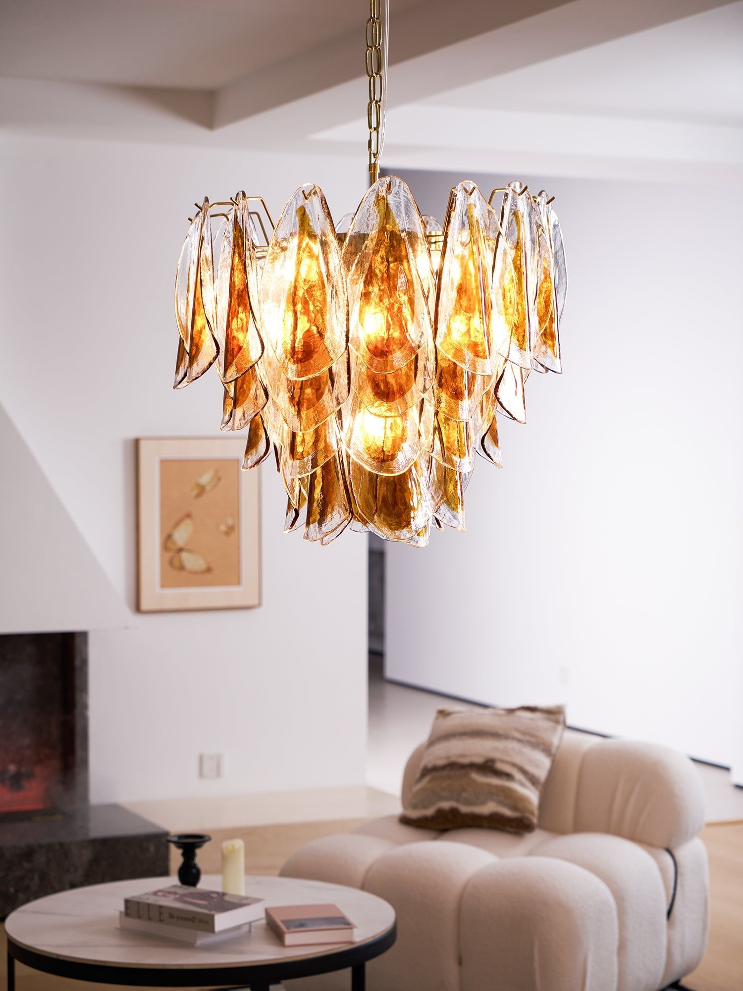 Solviva Glass Chandelier