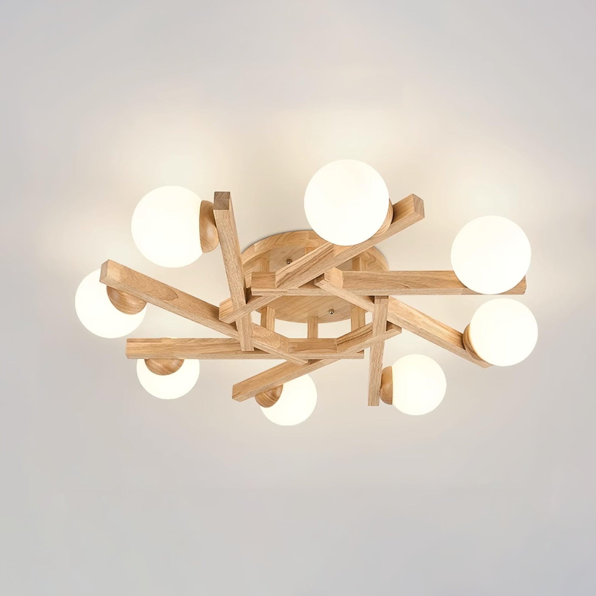 Wood Orin Ceiling Light