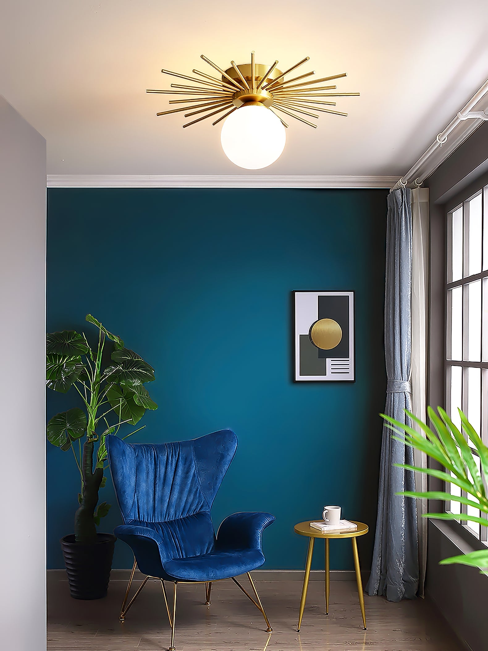 Starburst Ceiling Light