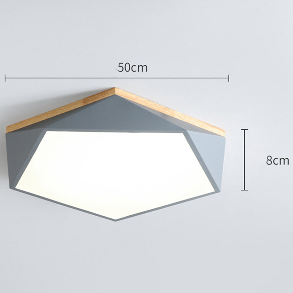 寝室に最適なスタイリッシュでモダンなアイアン製LEDシーリングライト