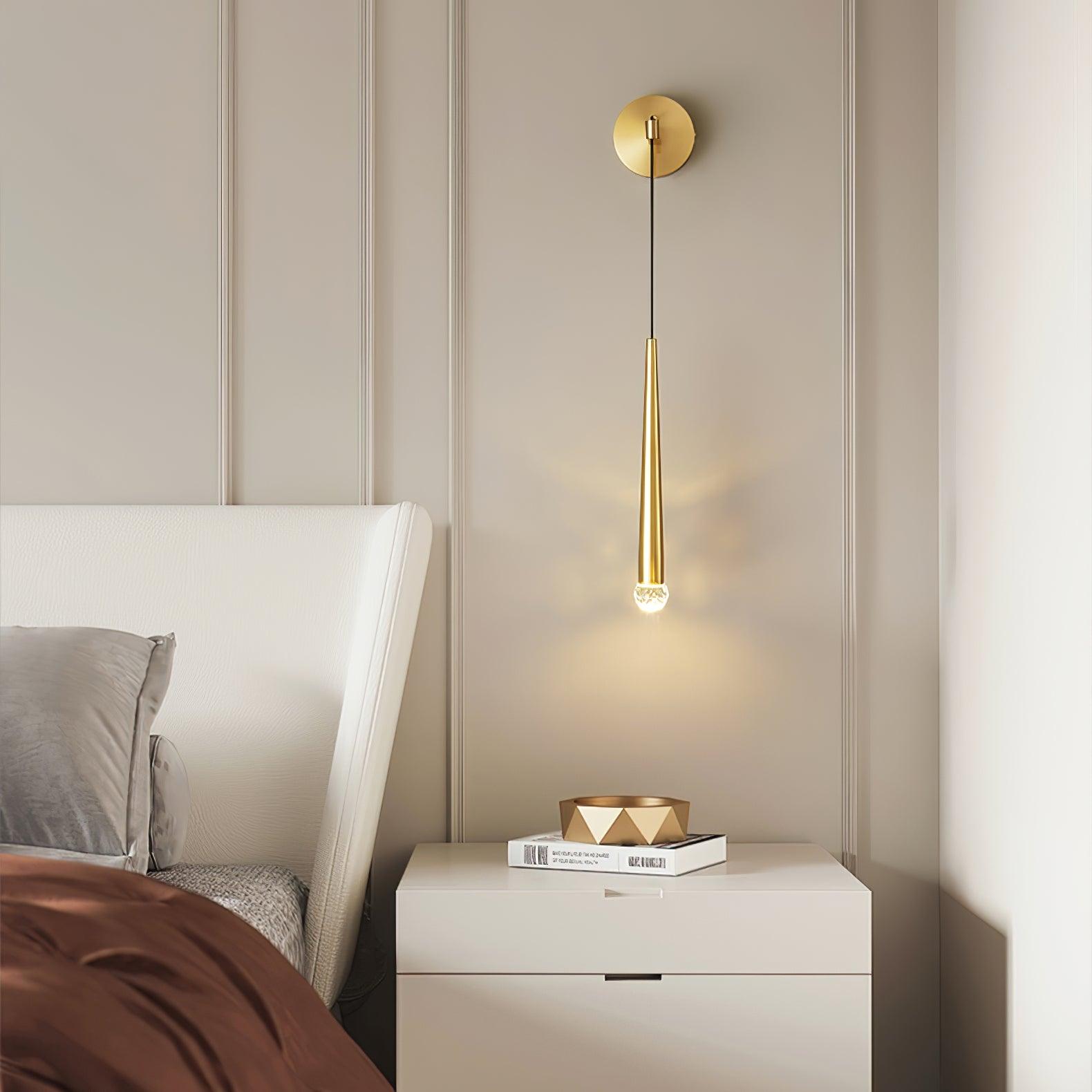 クリスタルコニカルウォールランプ