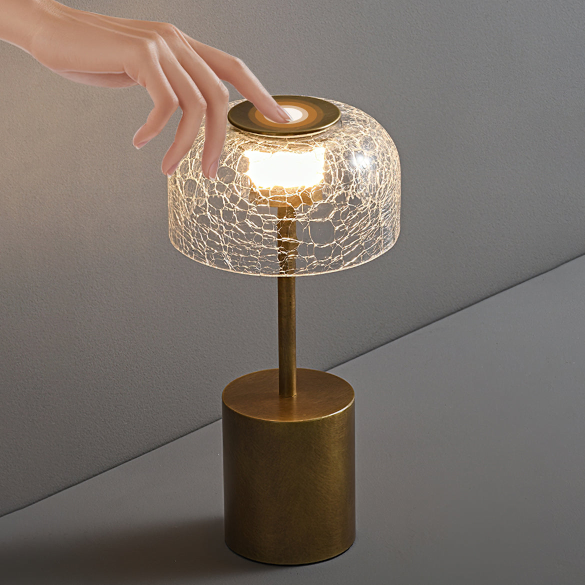 クラックル内蔵バッテリーテーブルランプ