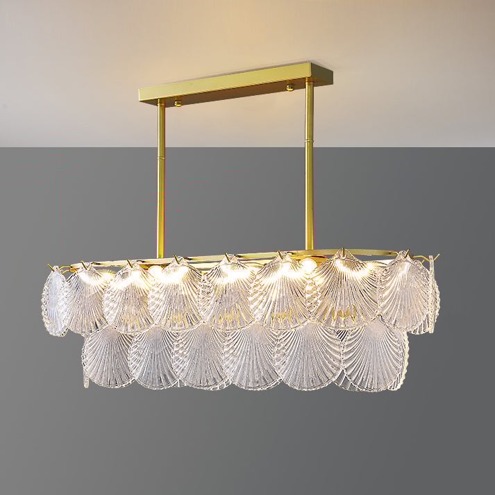 Shell Glass chandelier