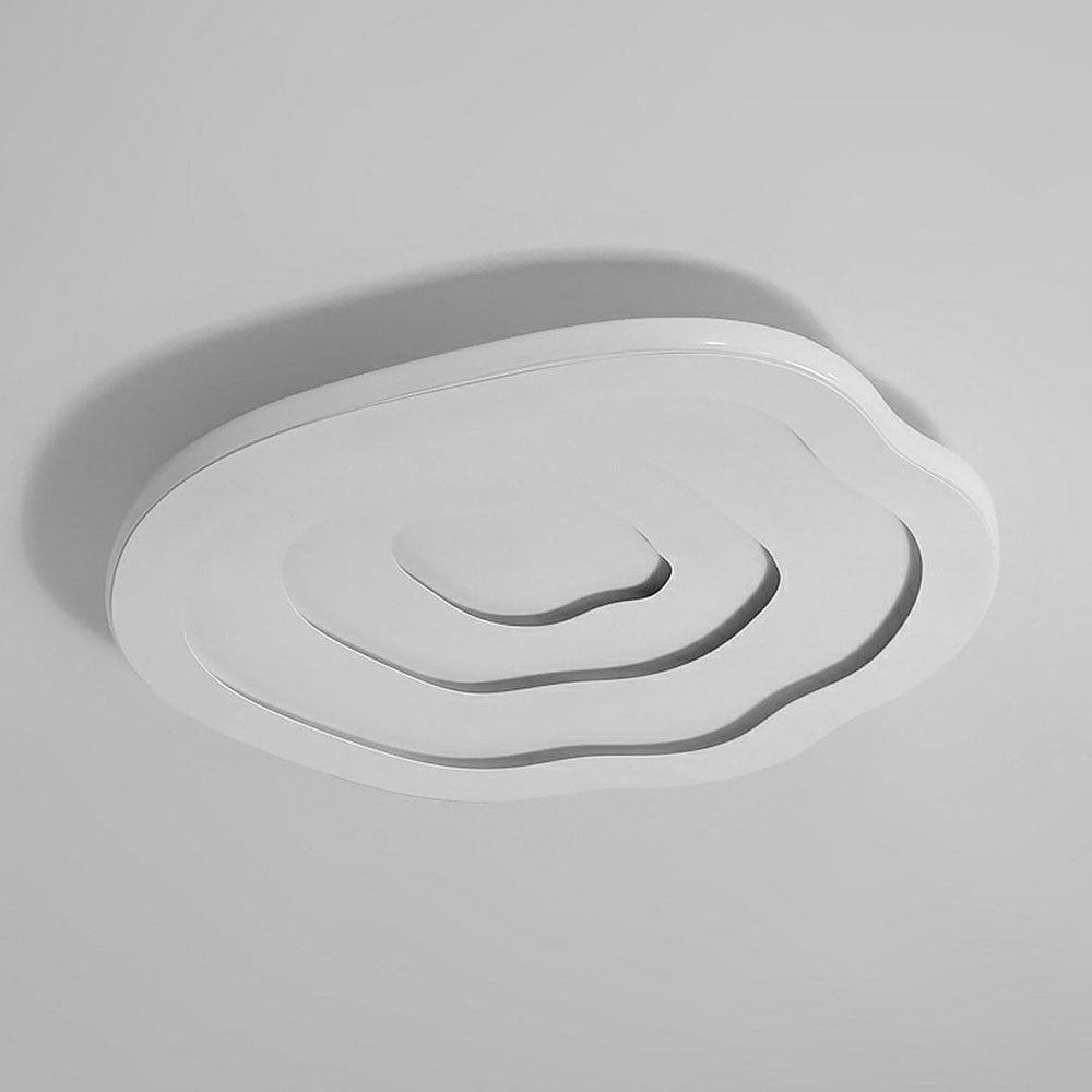 寝室用モダンなホワイトジオメトリLEDシーリングライト