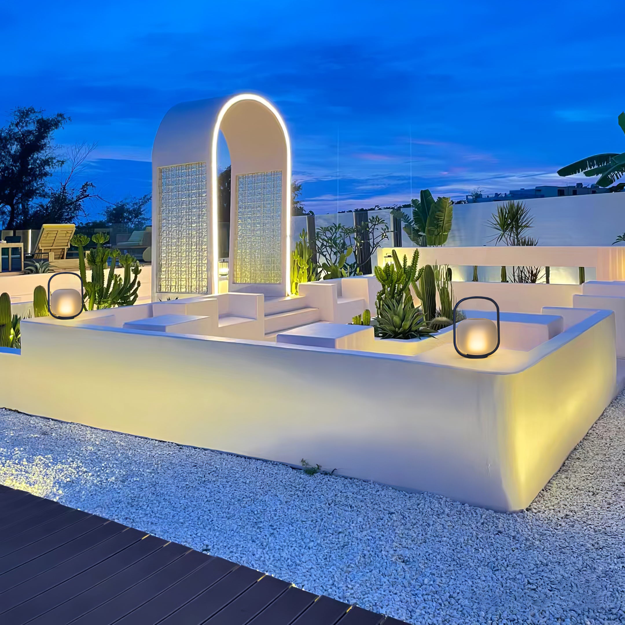 ポータブルランタン屋外テーブルランプ