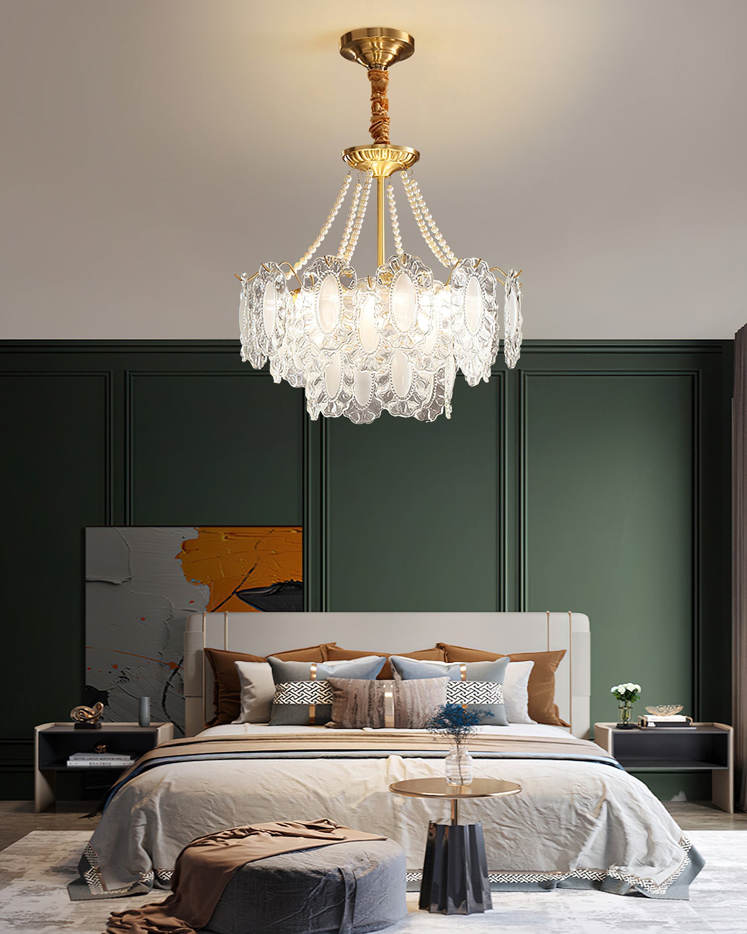 Nason Pearl Glass Chandelier