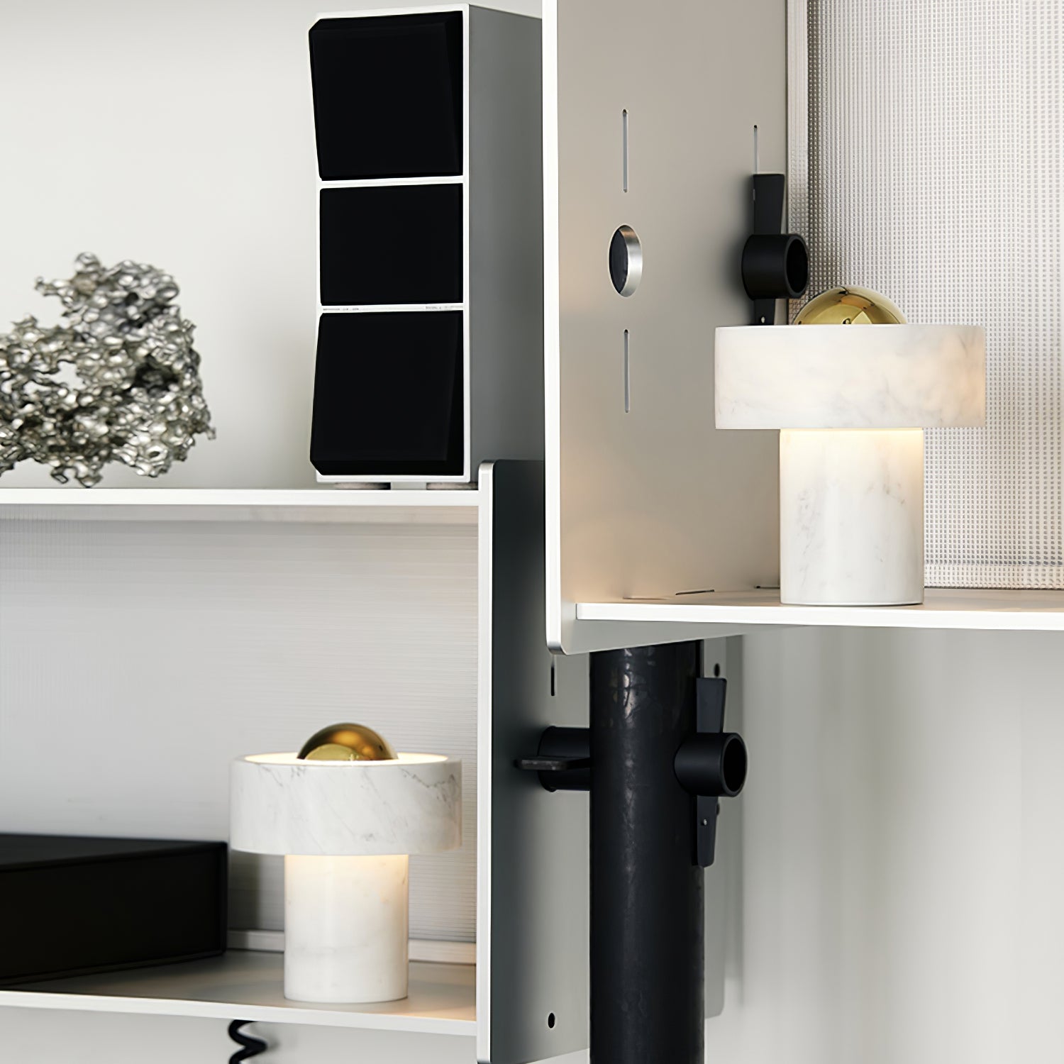 大理石のオーラ テーブルランプ