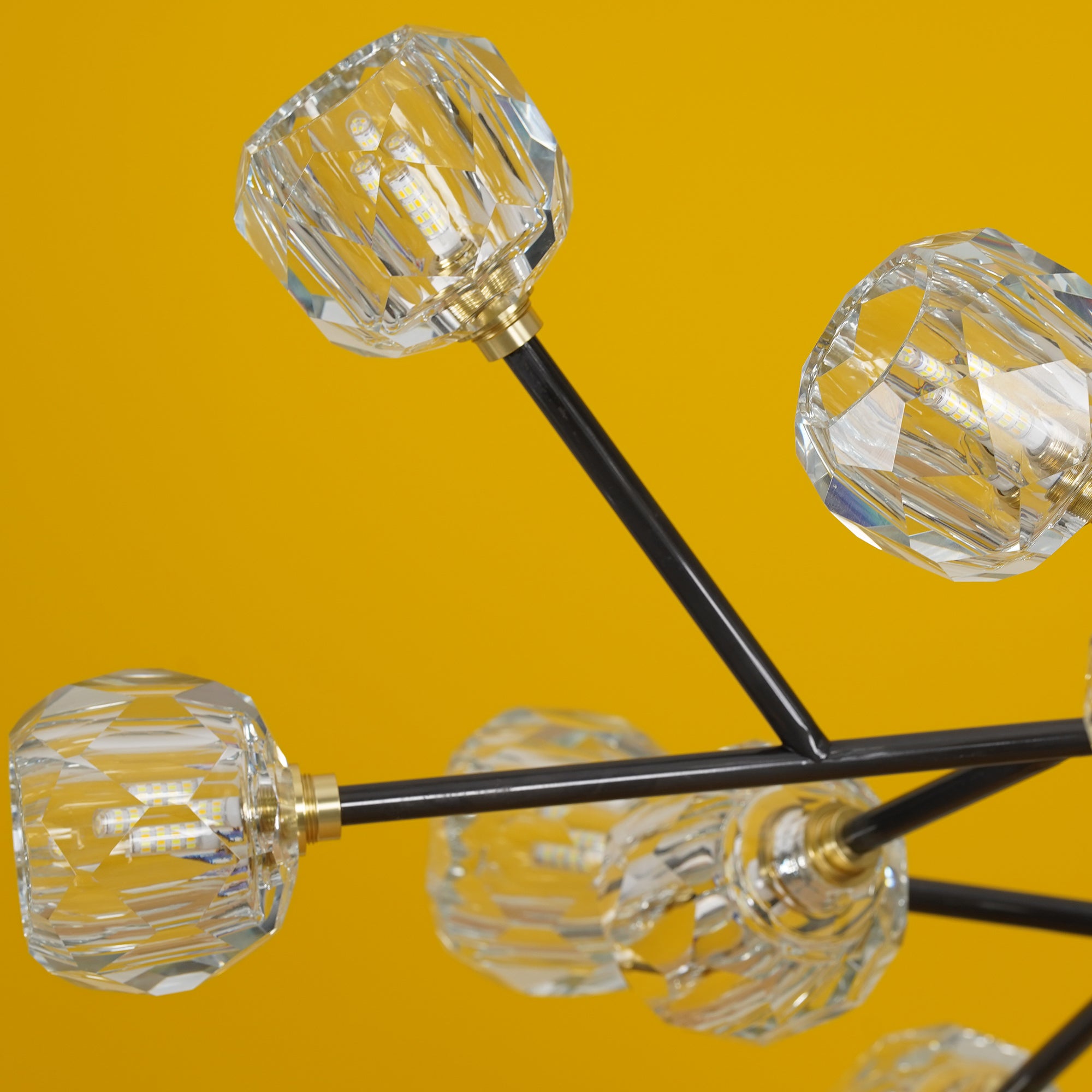 クリスタルボールラウンドクラスターシャンデリア