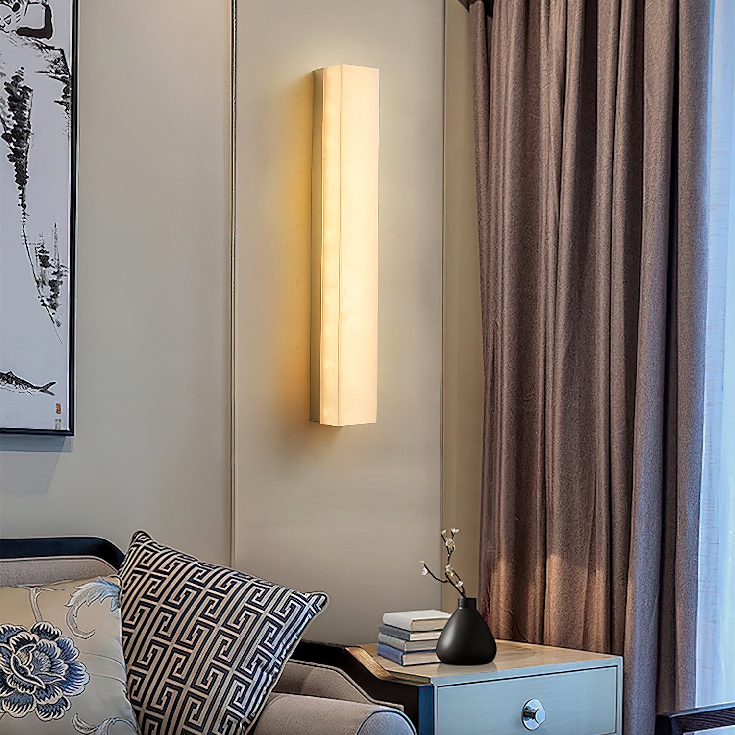 Delaney Alabaster Wall Lamp