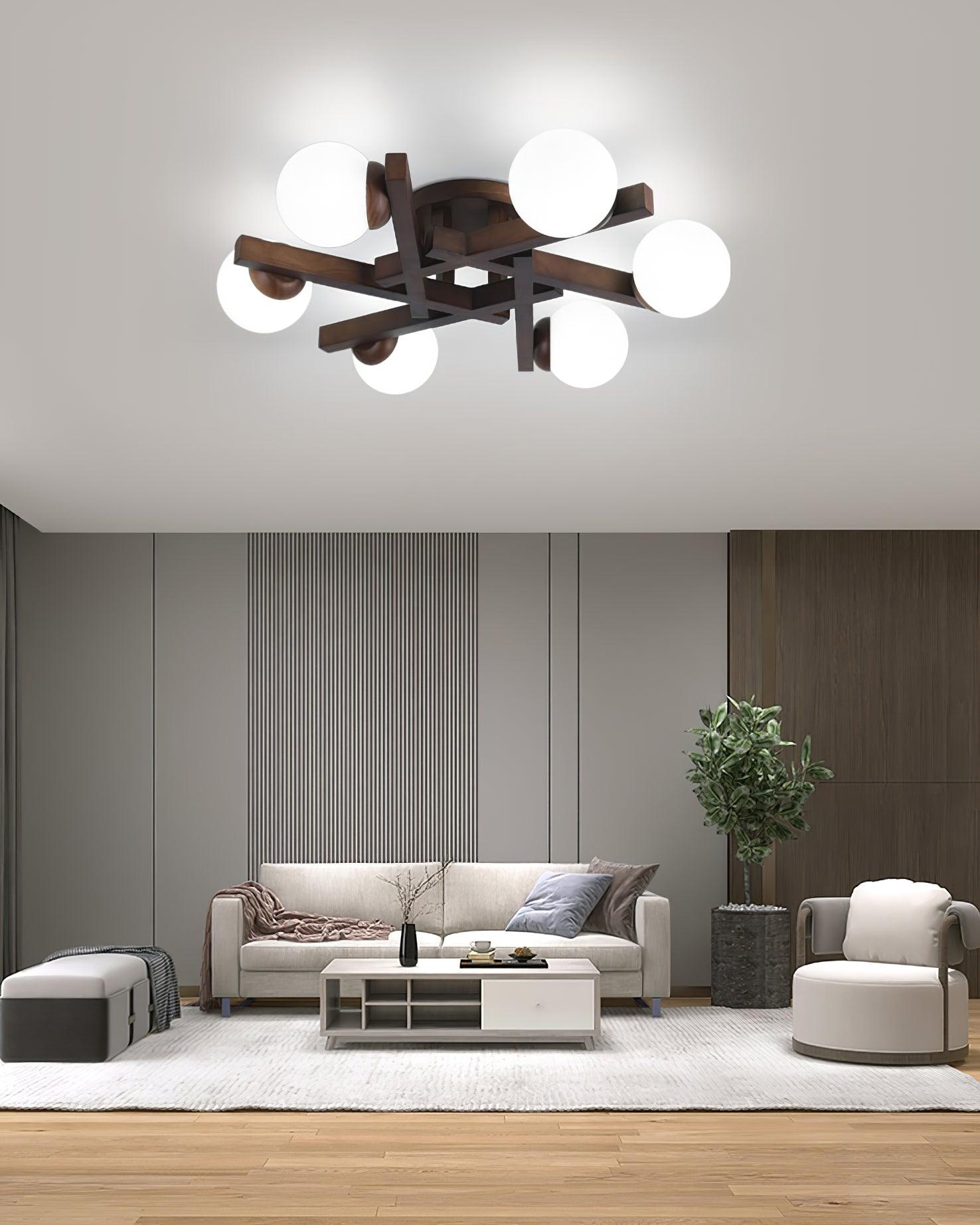 Wood Orin Ceiling Light