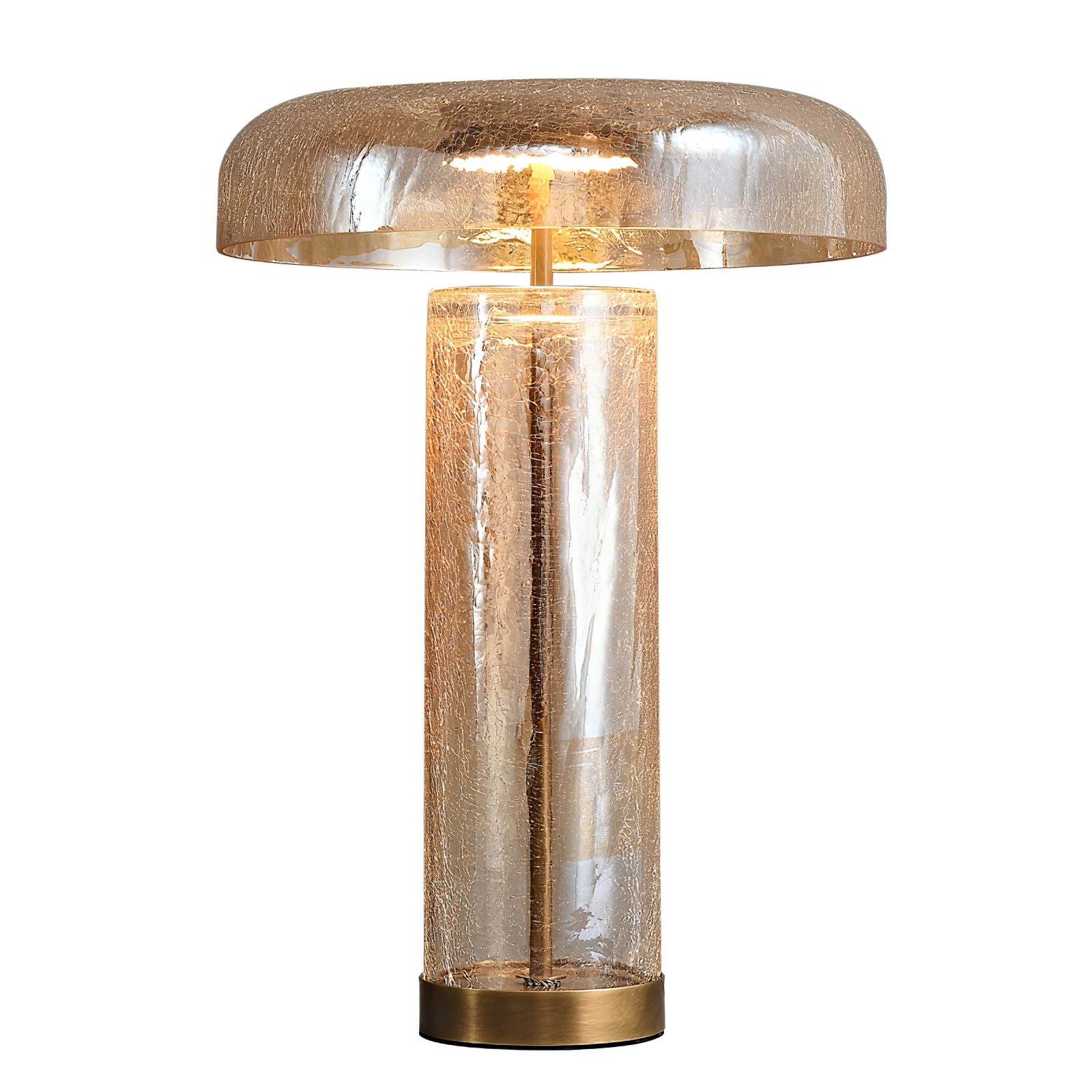 グレイシャー クラックル テーブルランプ