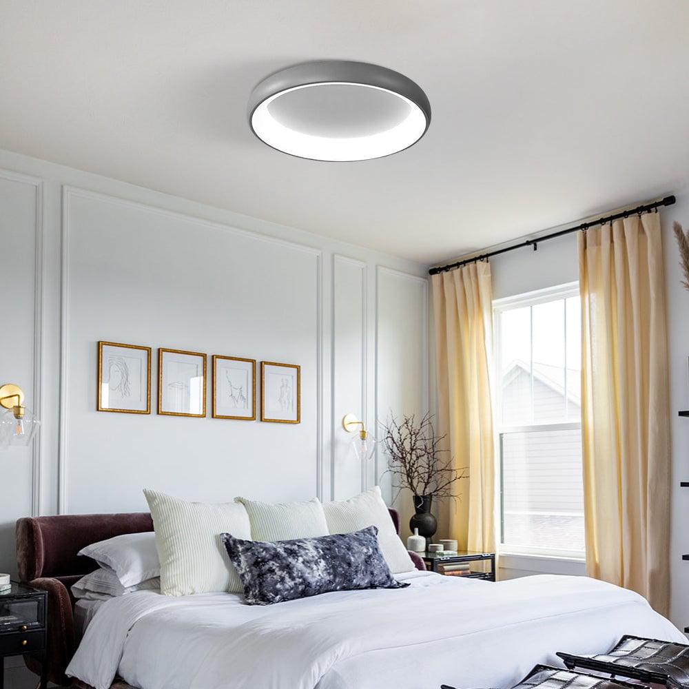 天井に近接するモダンなLEDフラッシュシーリングライト