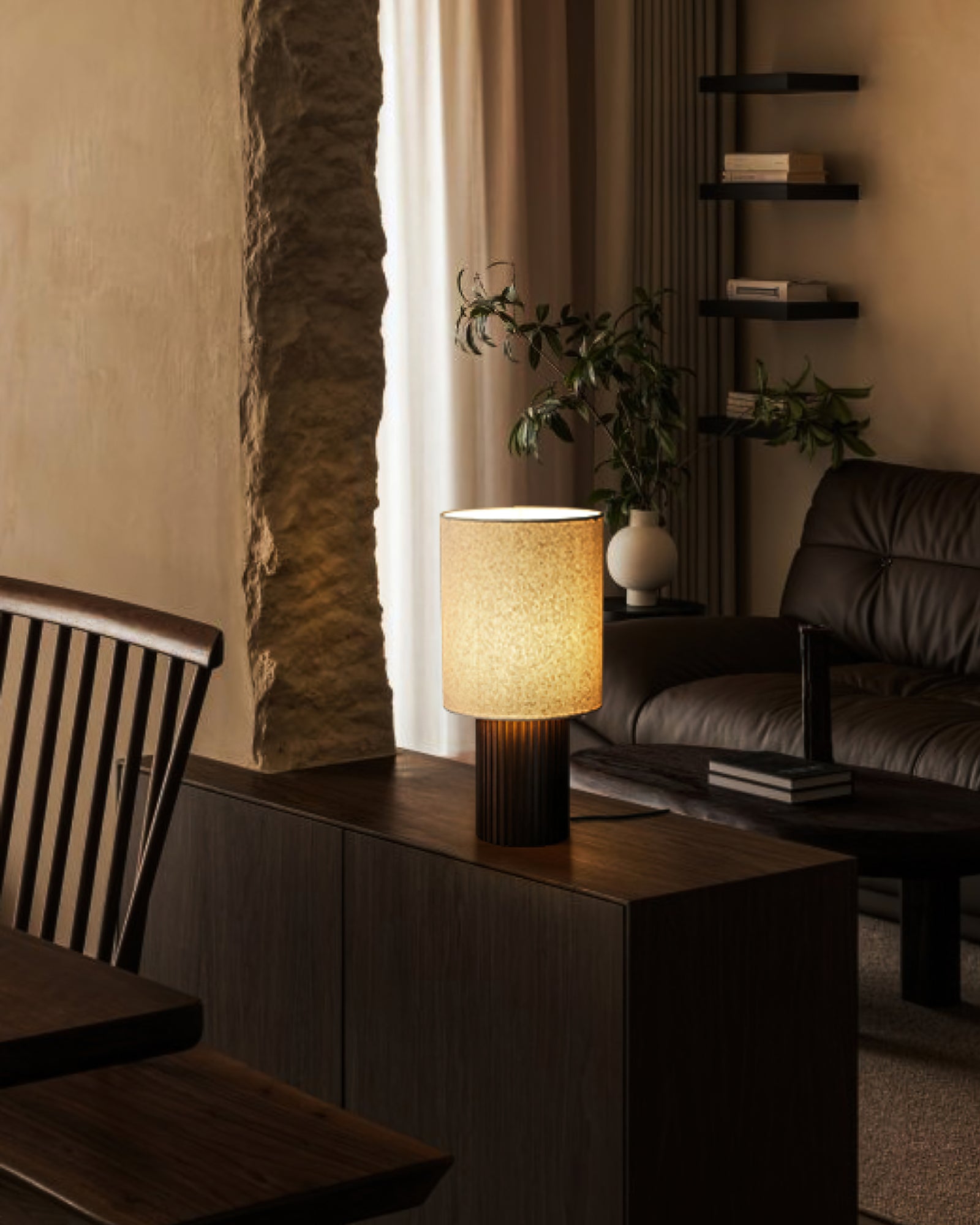 ログスタンディングテーブルランプ